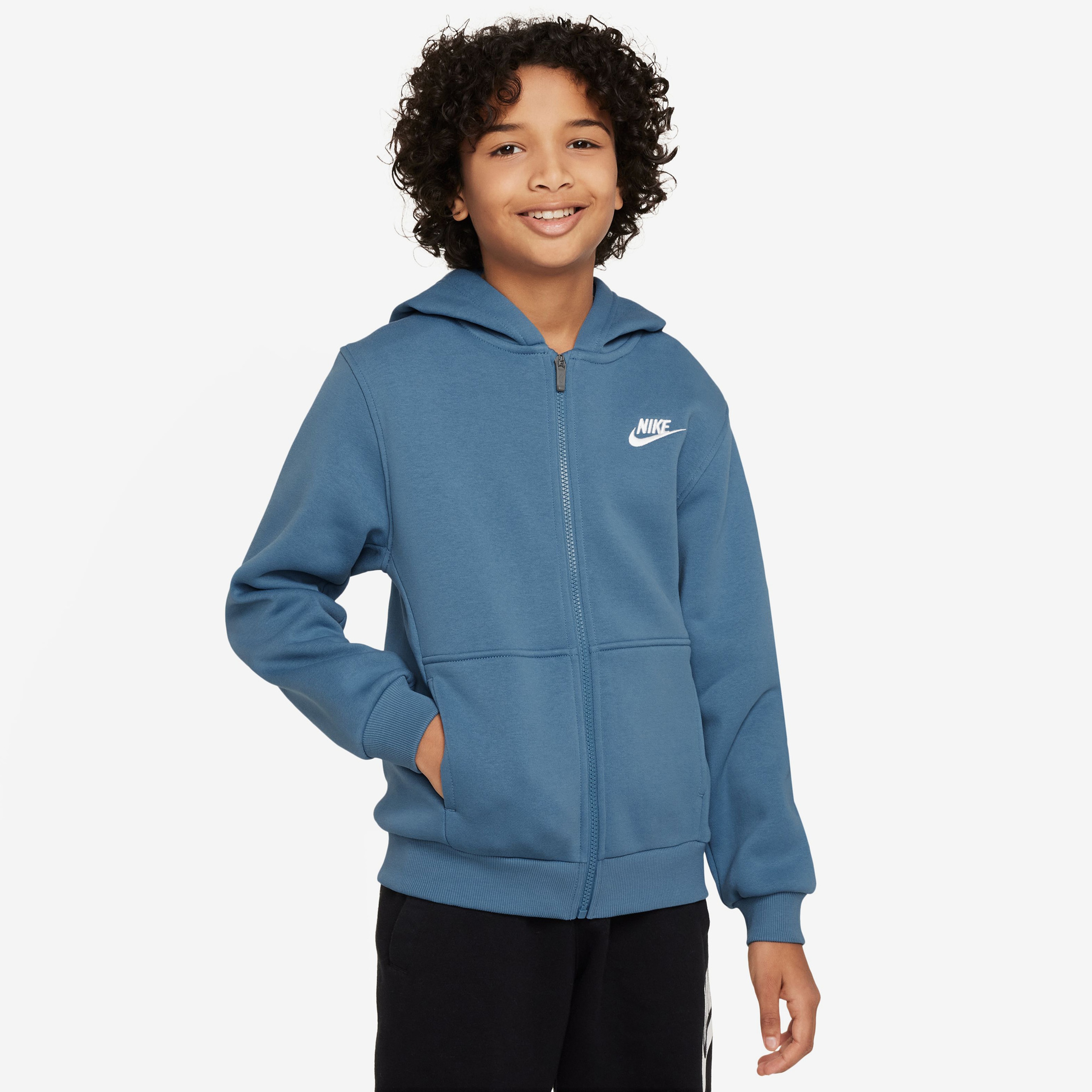 Nike Sportswear Club Fleece Çocuk Mavi Sweatshirt