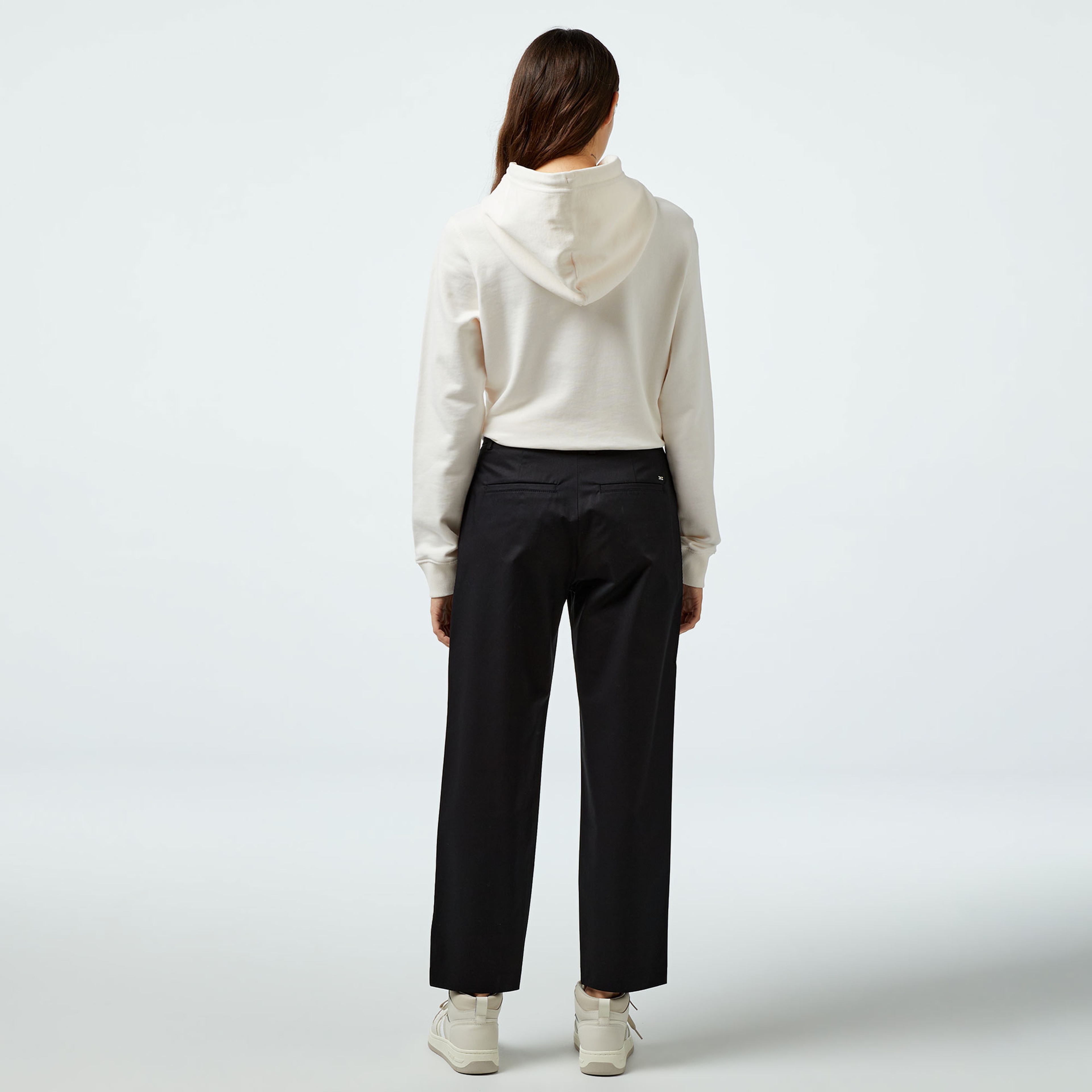 Tommy Hilfiger Slim Straight Kadın Siyah Chino Pantolon