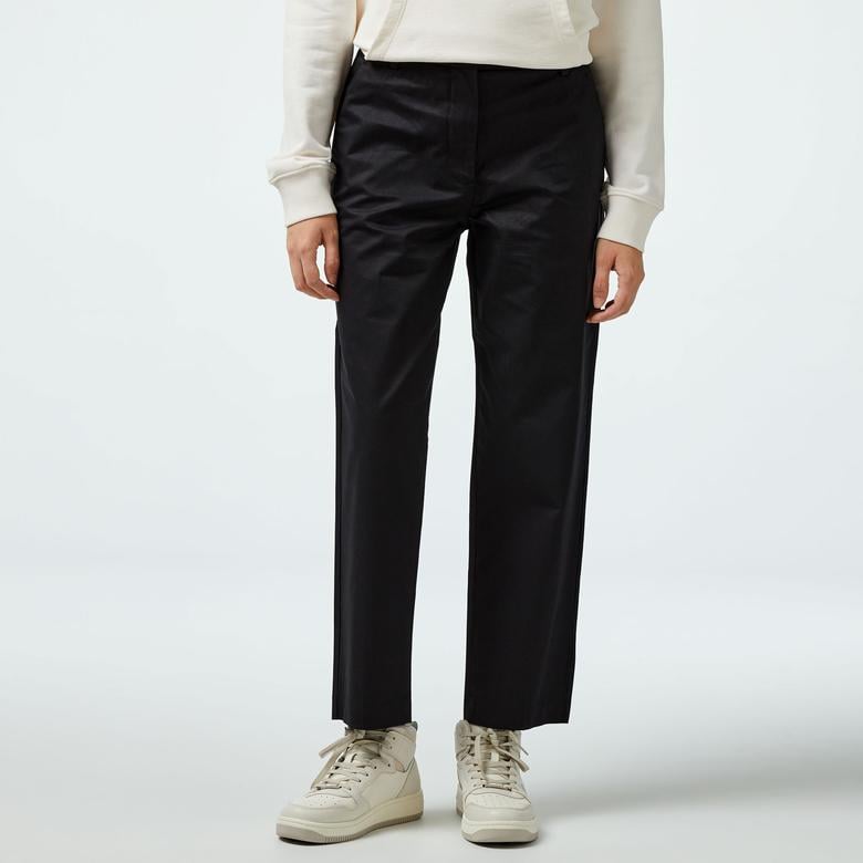 Tommy Hilfiger Slim Straight Kadın Siyah Chino Pantolon