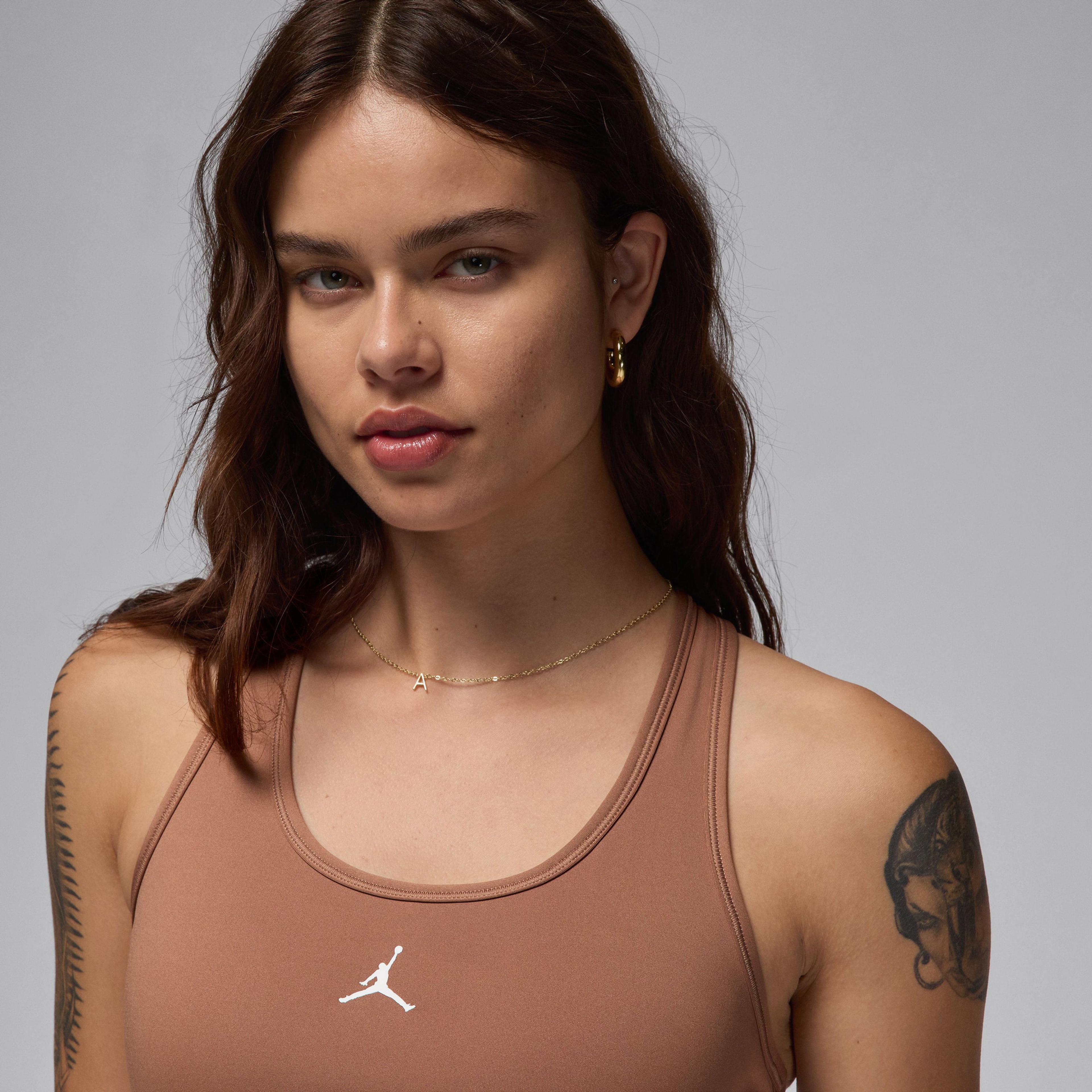 Jordan Sport Jumpman Kadın Kahverengi Bra