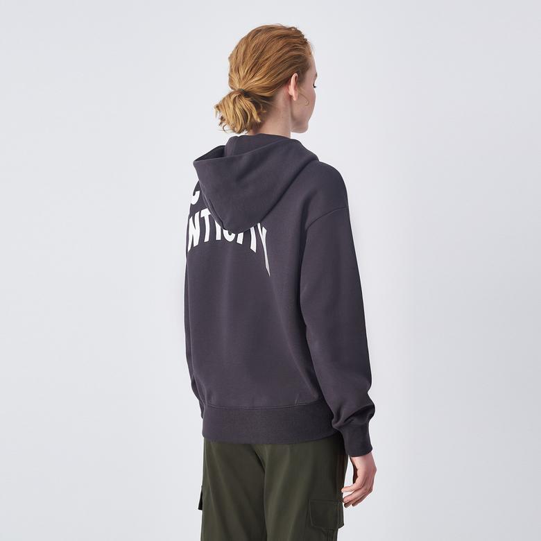 Champion Kadın Siyah Sweatshirt