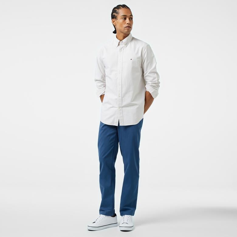 Tommy Hilfiger Chino Denton 1985 Pima Erkek Mavi Chino Pantolon