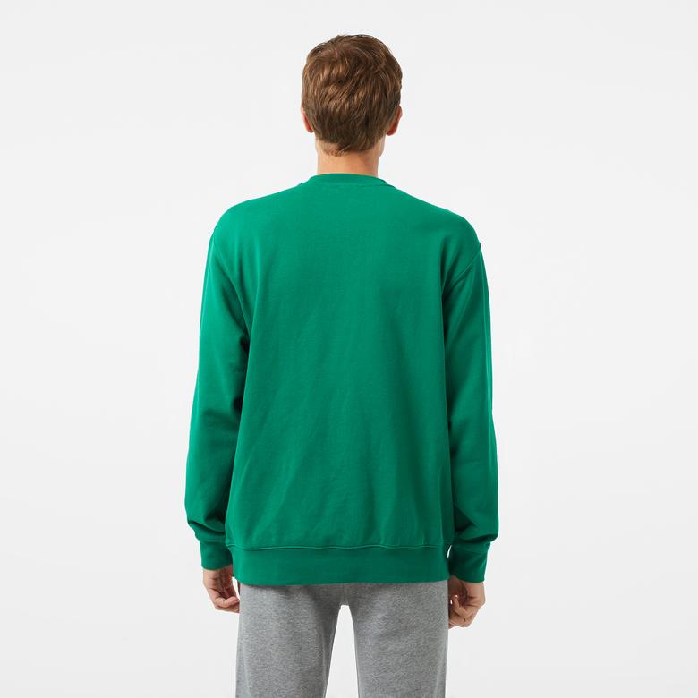 Vans Original Standards Varsity Loose Crew Erkek Yeşil Sweatshirt
