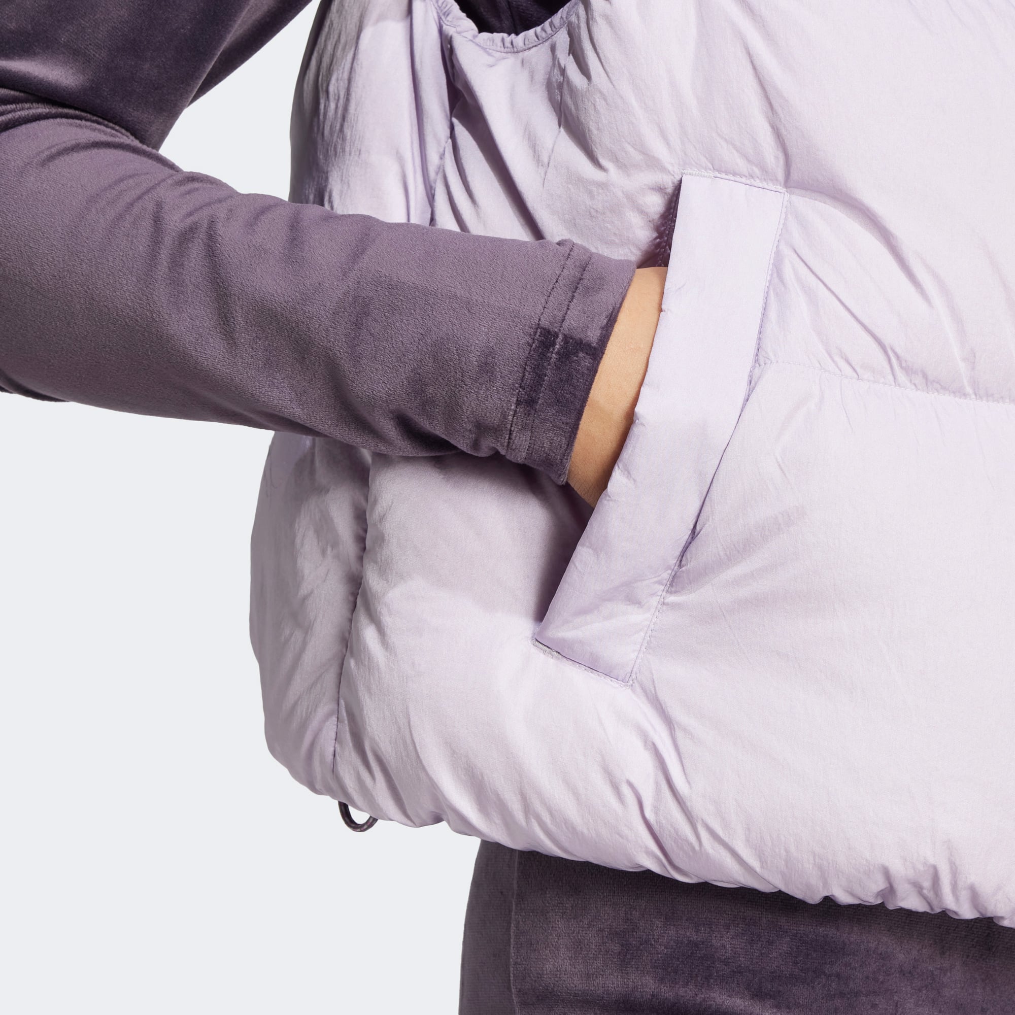 adidas Regen Down Vest Kadın Mor Yelek