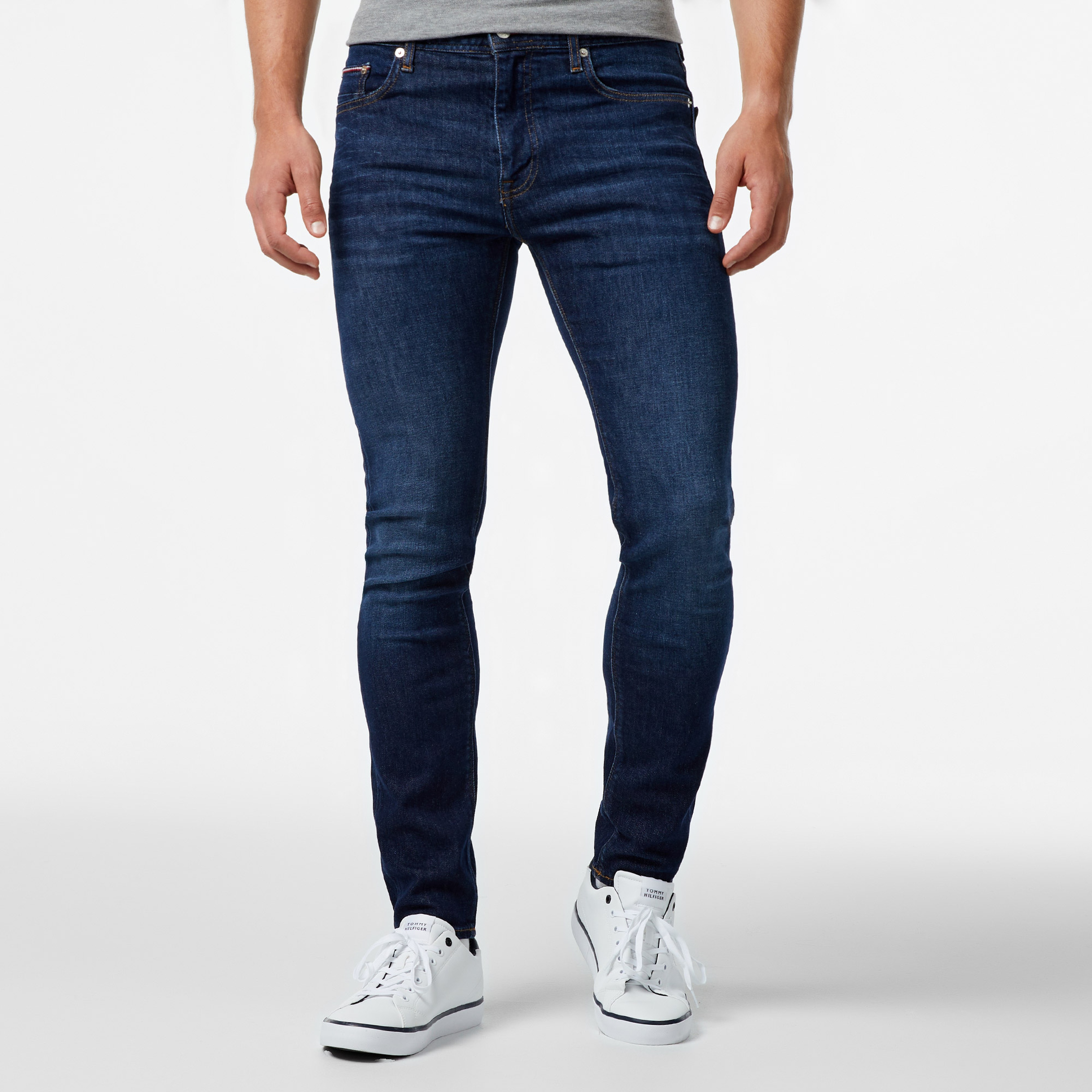 Tommy Hilfiger Slim Bleecker Benton Erkek Mavi Jean