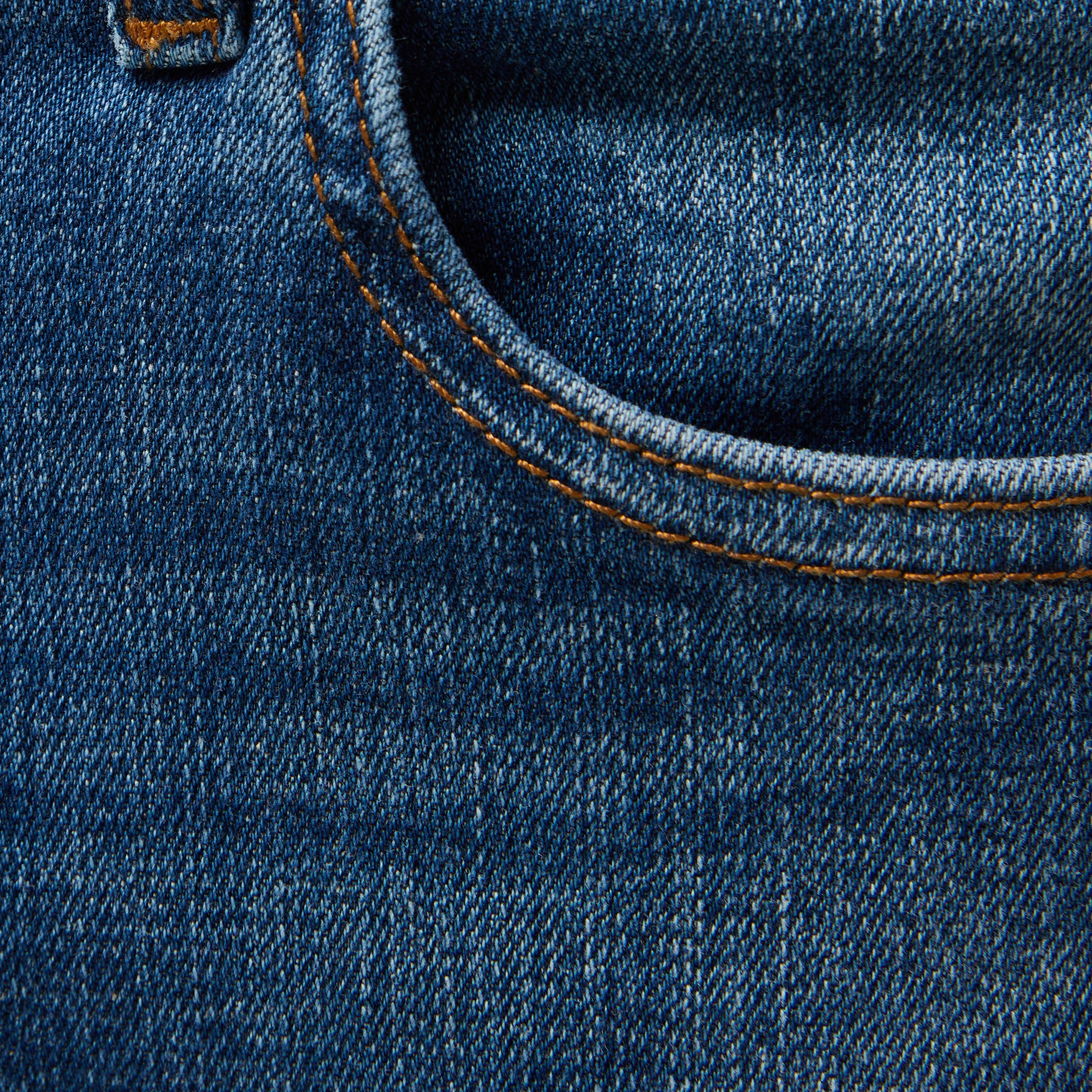 Tommy Hilfiger Slim Bleecker Cross Blue Erkek Lacivert Jean