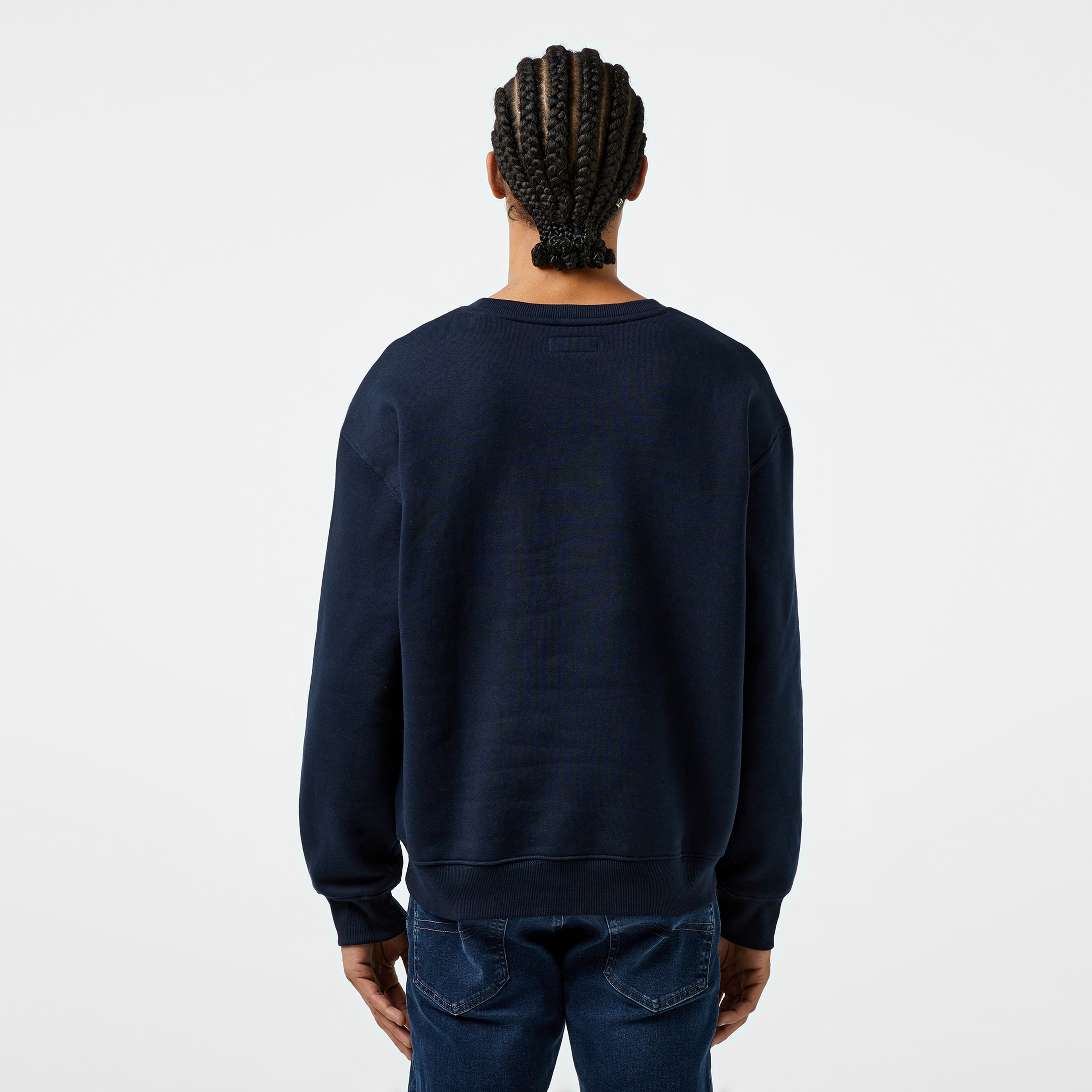 Guess Erkek Lacivert Sweatshirt