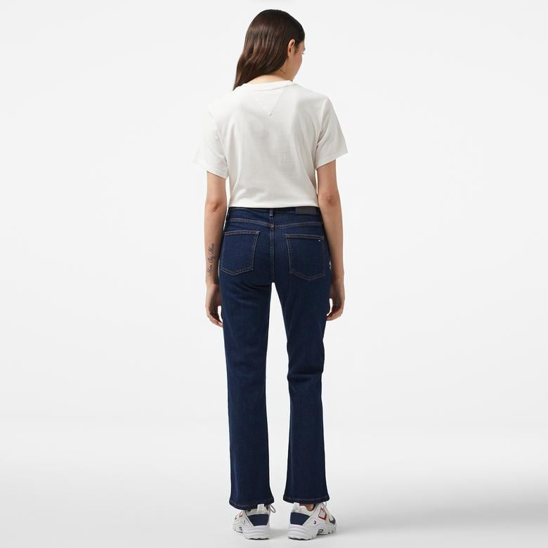 Tommy Hilfiger Bootcut Cler Kadın Mavi Jean
