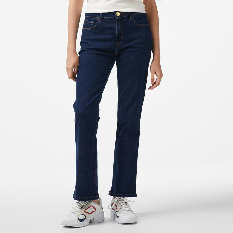 Tommy Hilfiger Bootcut Cler Kadın Mavi Jean