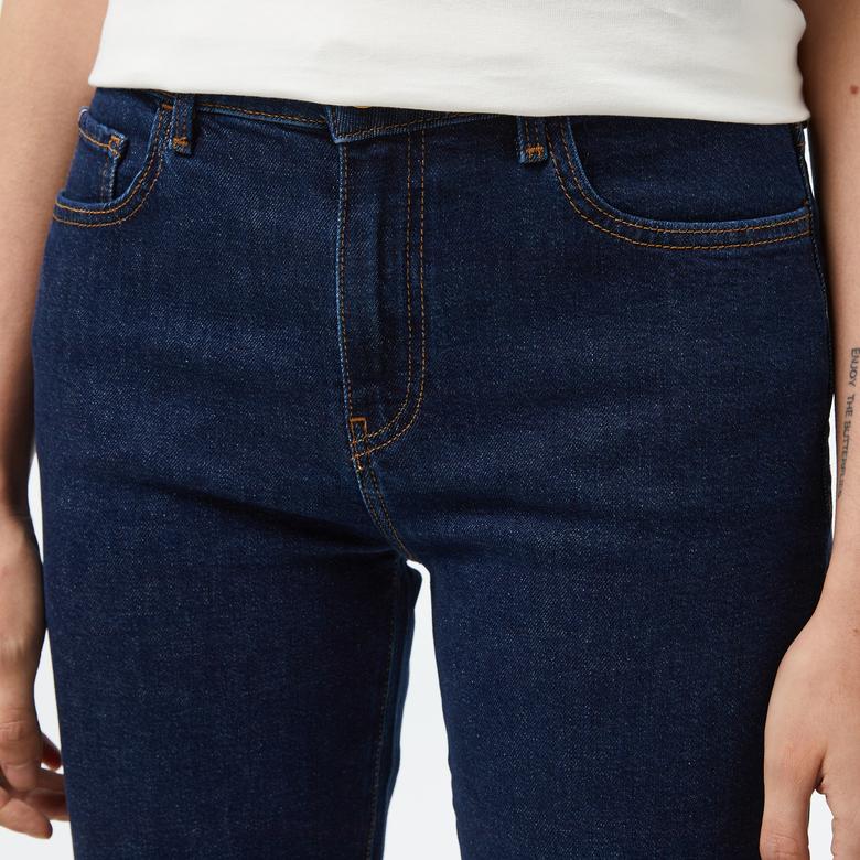 Tommy Hilfiger Bootcut Cler Kadın Mavi Jean