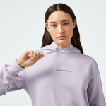 Calvin Klein Jeans Washed Monologo Regular Kadın Mor Hoodie