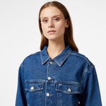 Tommy Hilfiger Jeans Claire Jckt Flg Kadın Mavi Ceket