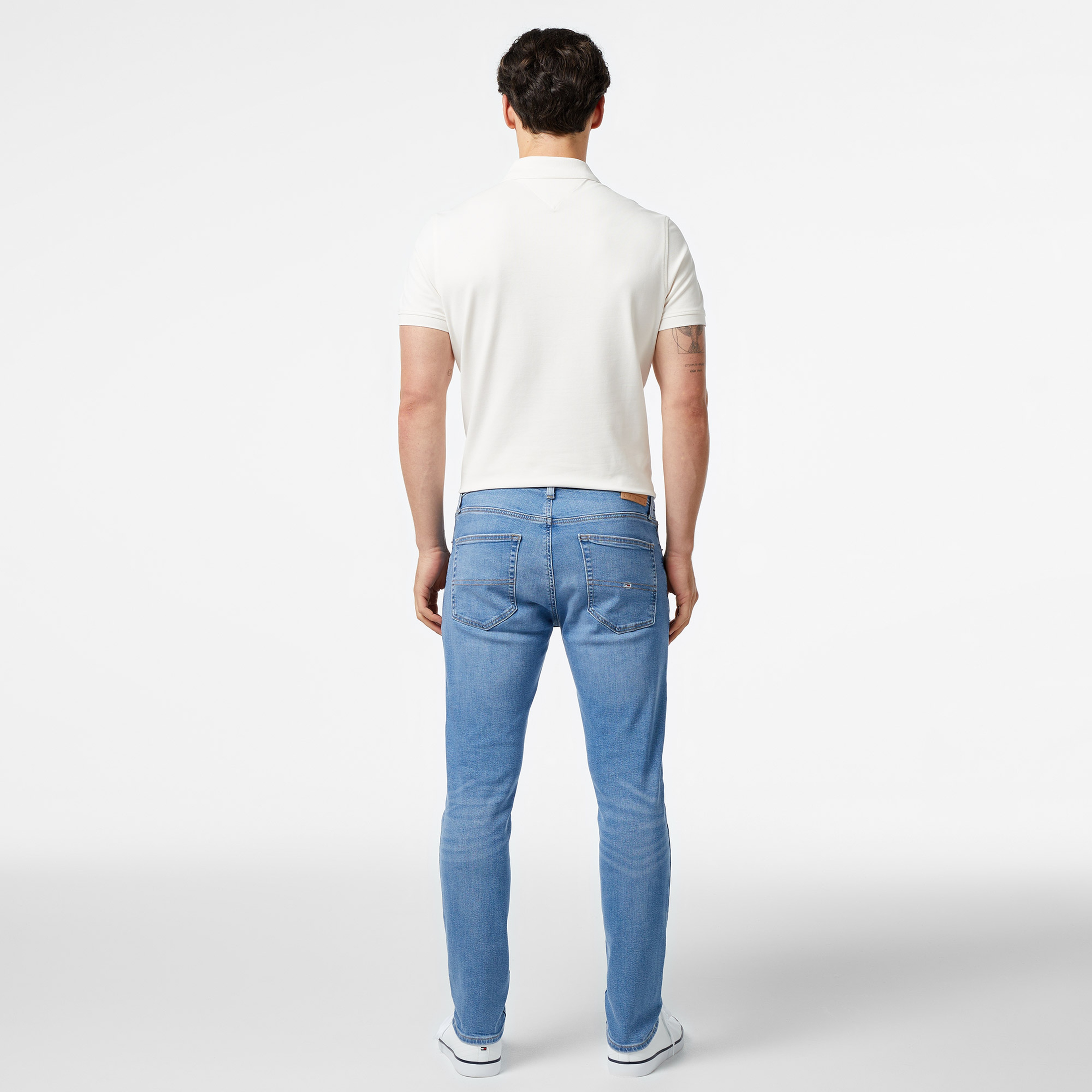 Tommy Hilfiger Jeans Austin Slim Erkek Mavi Jean
