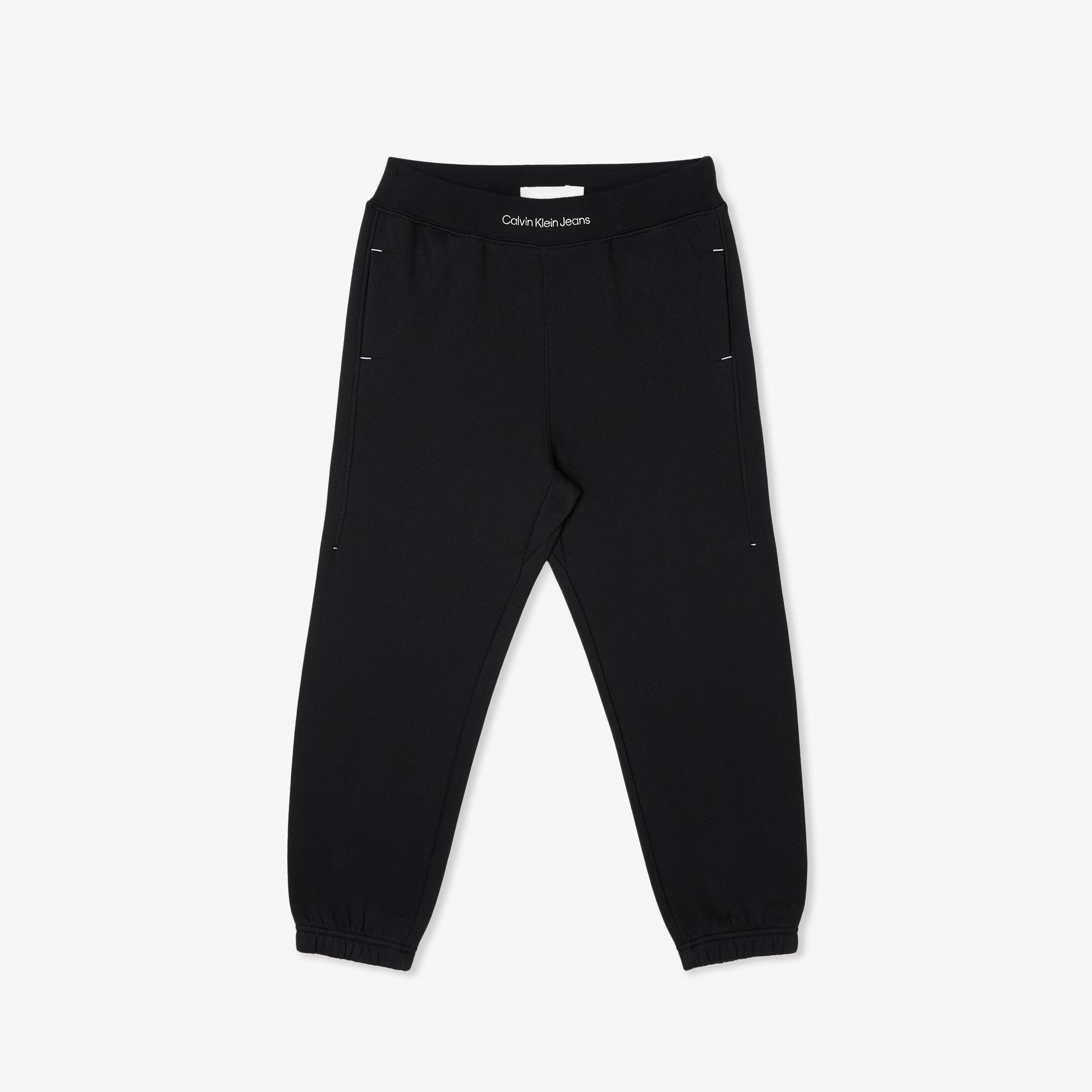 Calvin Klein Jeans Waistband Emb. Fleece Jogger Çocuk Siyah Eşofman Altı
