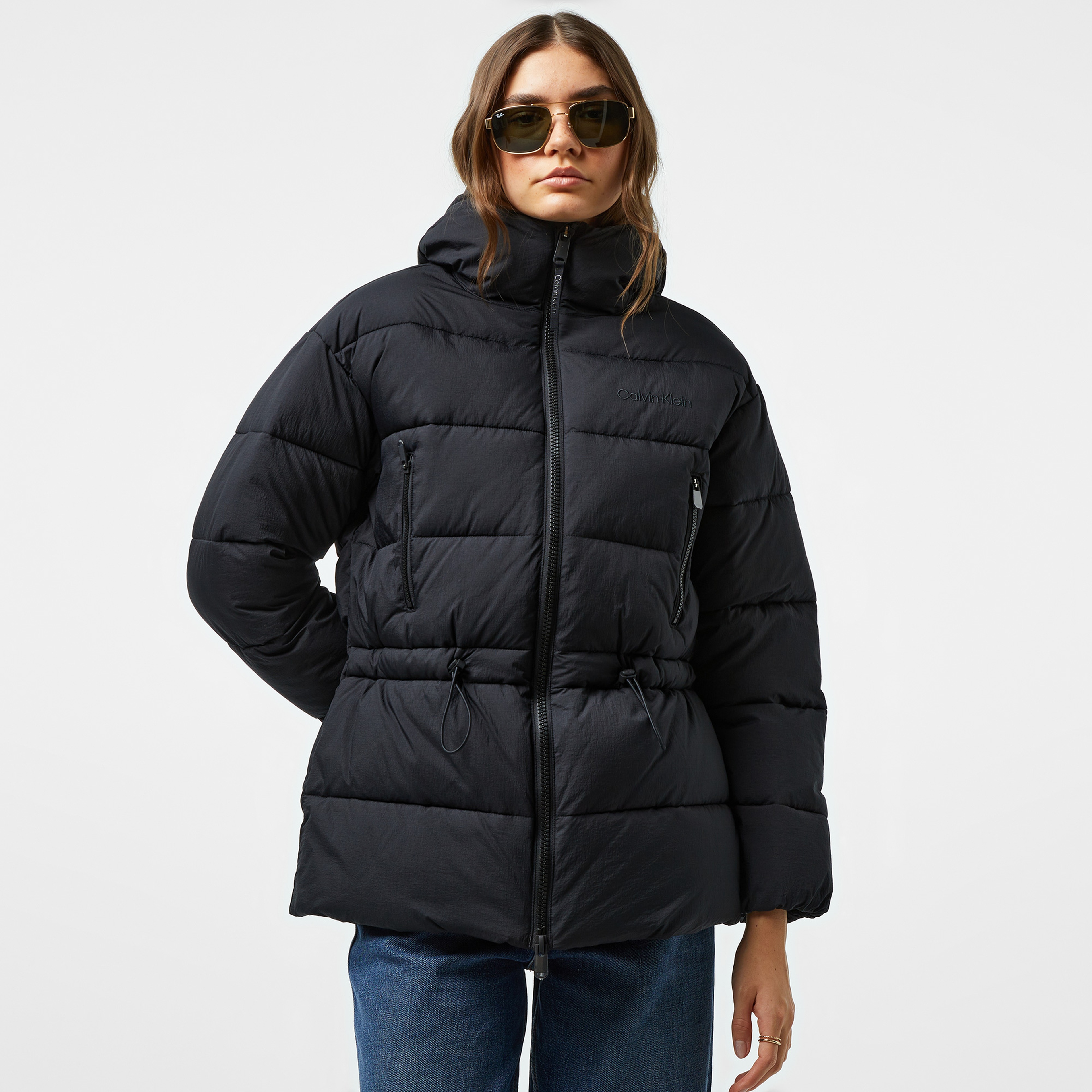 Calvin Klein Padded Kadın Siyah Ceket