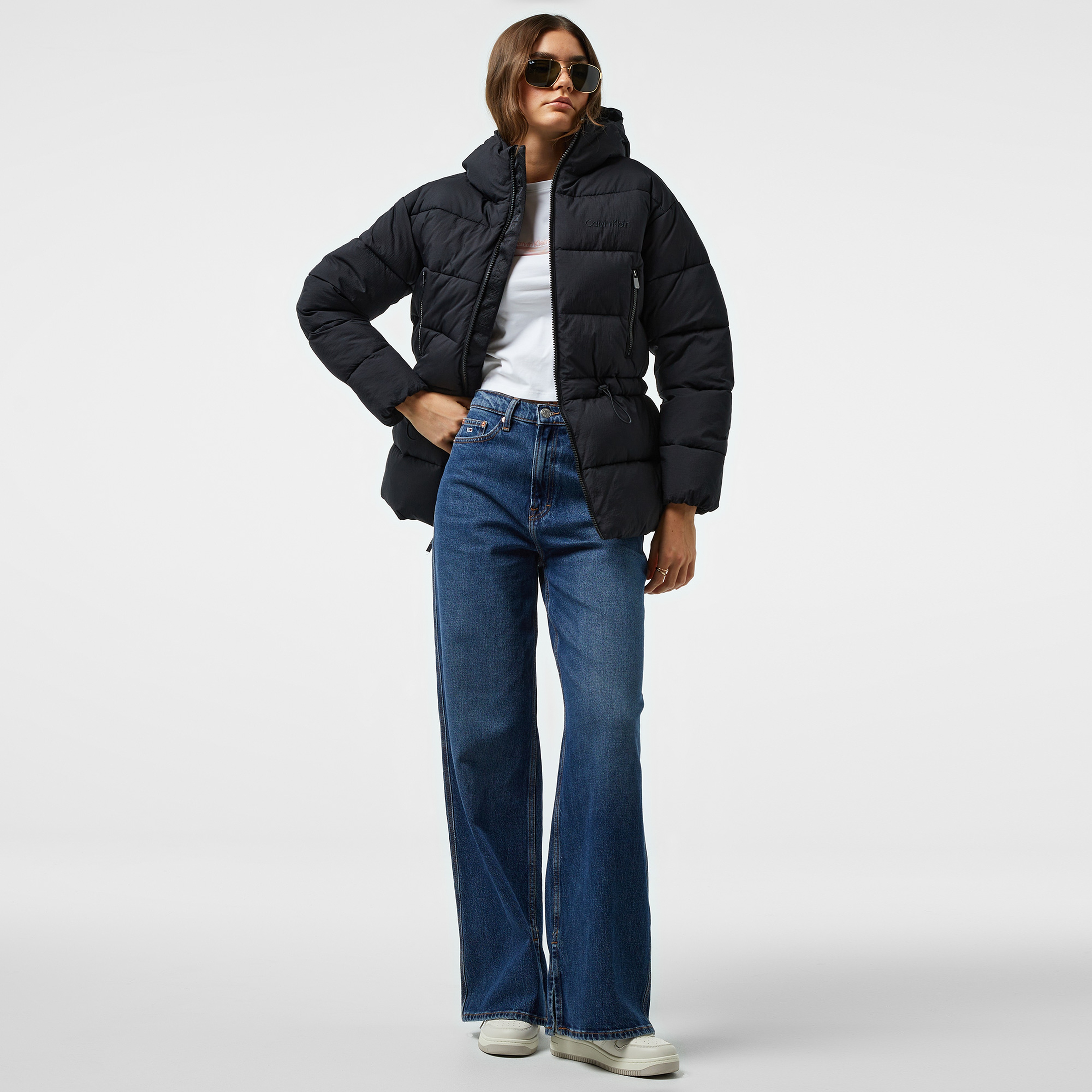 Calvin Klein Padded Kadın Siyah Ceket