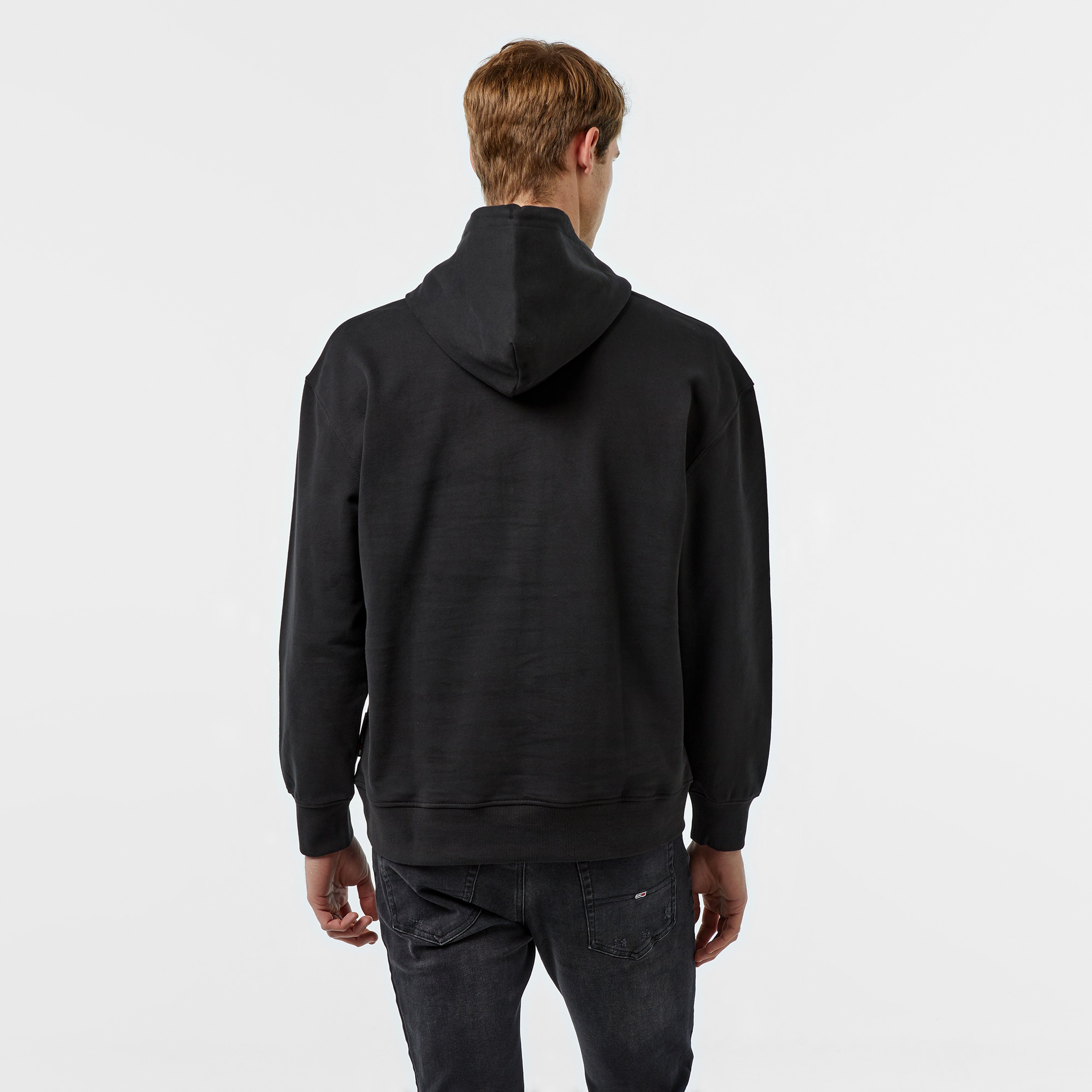 Tommy Jeans Rlx Graffiti Signature Erkek Siyah Sweatshirt