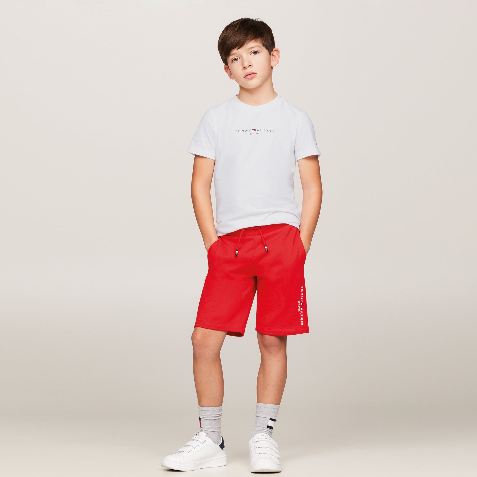 Tommy Hilfiger Essential Set Çocuk Kırmızı Eşofman