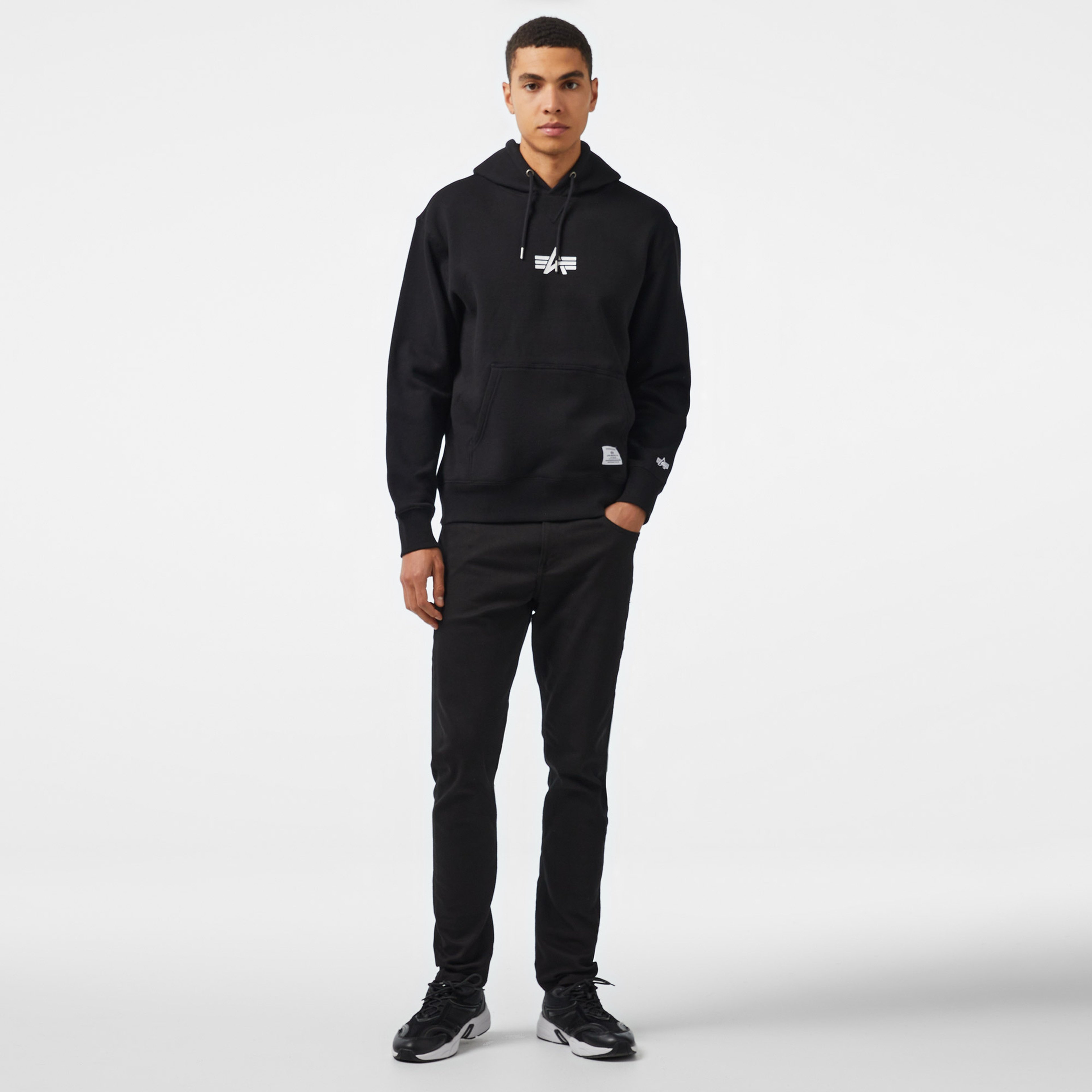 Alpha Industries Born Of Purpose Unisex Siyah Sweatshirt