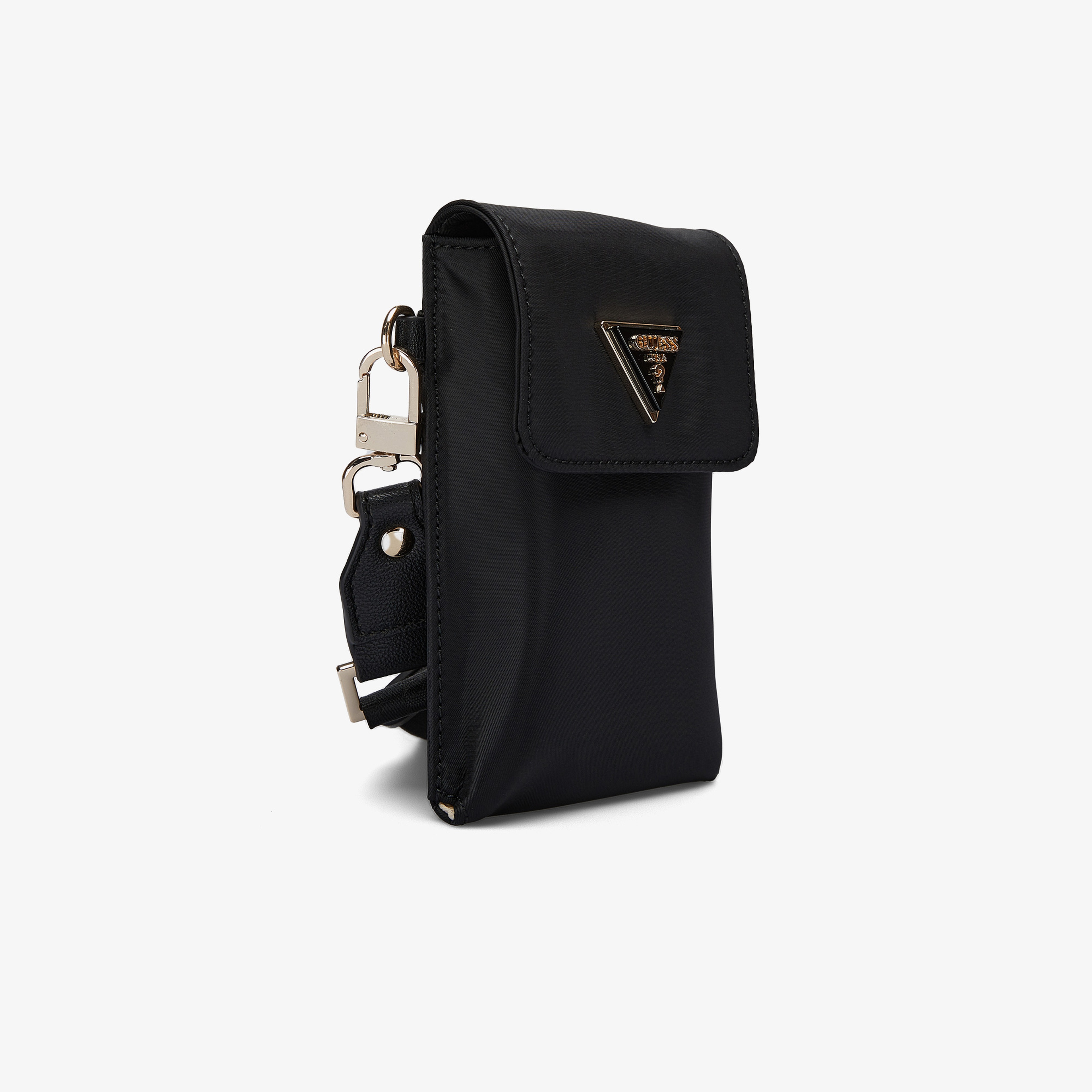 Guess Latona Mini Tri Cprt 11810 Kadın Siyah Çapraz Askılı Çanta