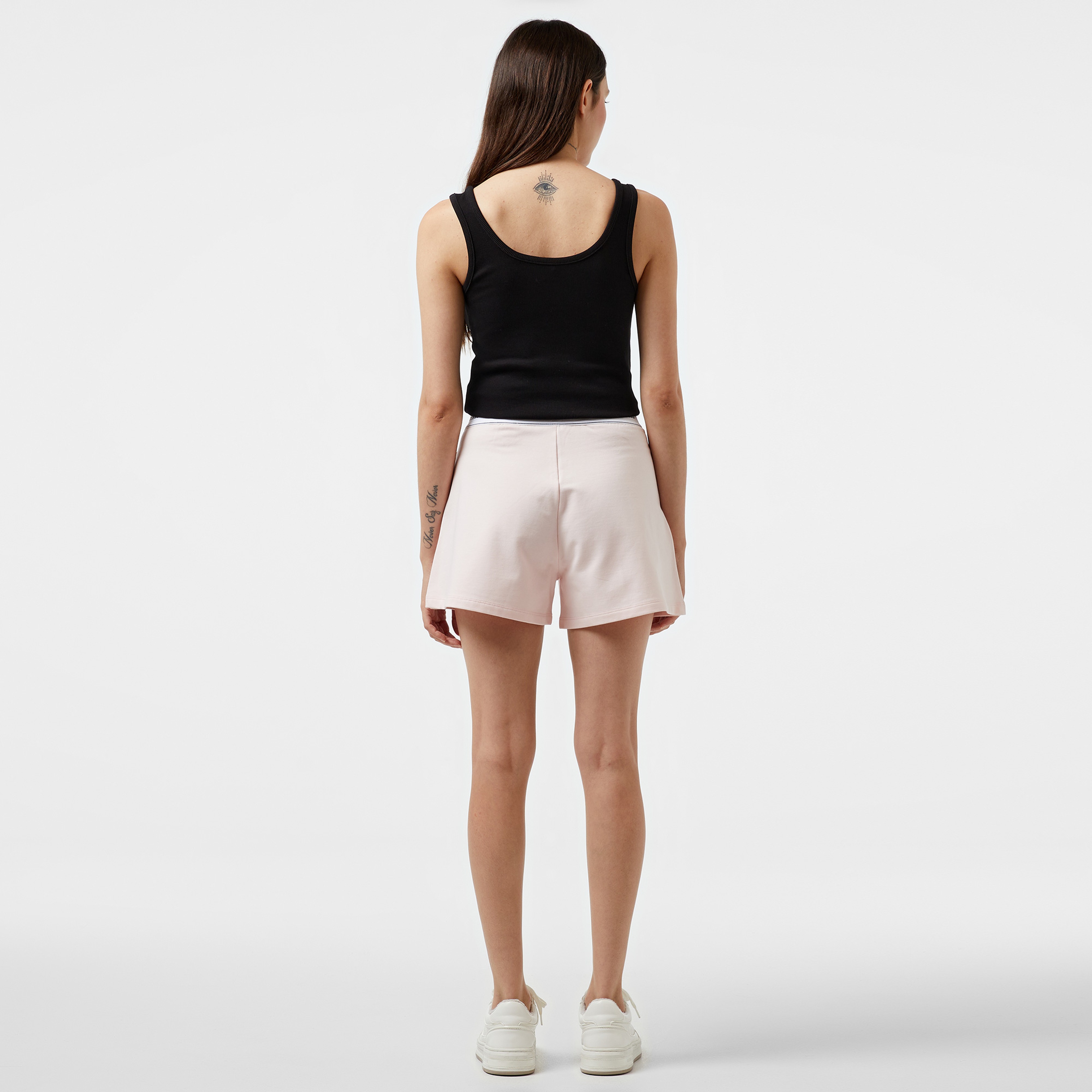 Guess Carrie Shorts Org. Co Cozy Fleece 250 Kadın Pembe Şort