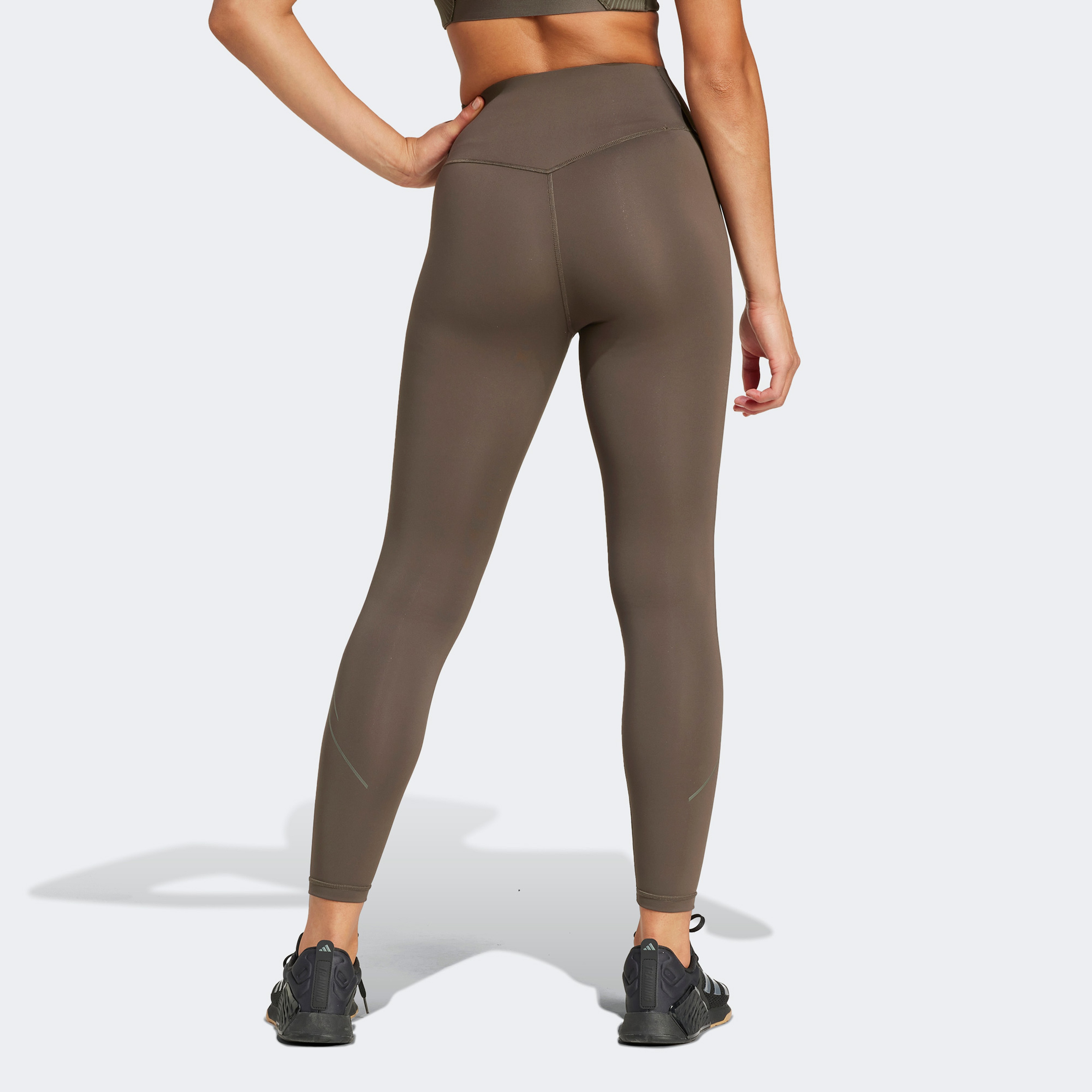 adidas Opt Power L Kadın Yeşil Tayt