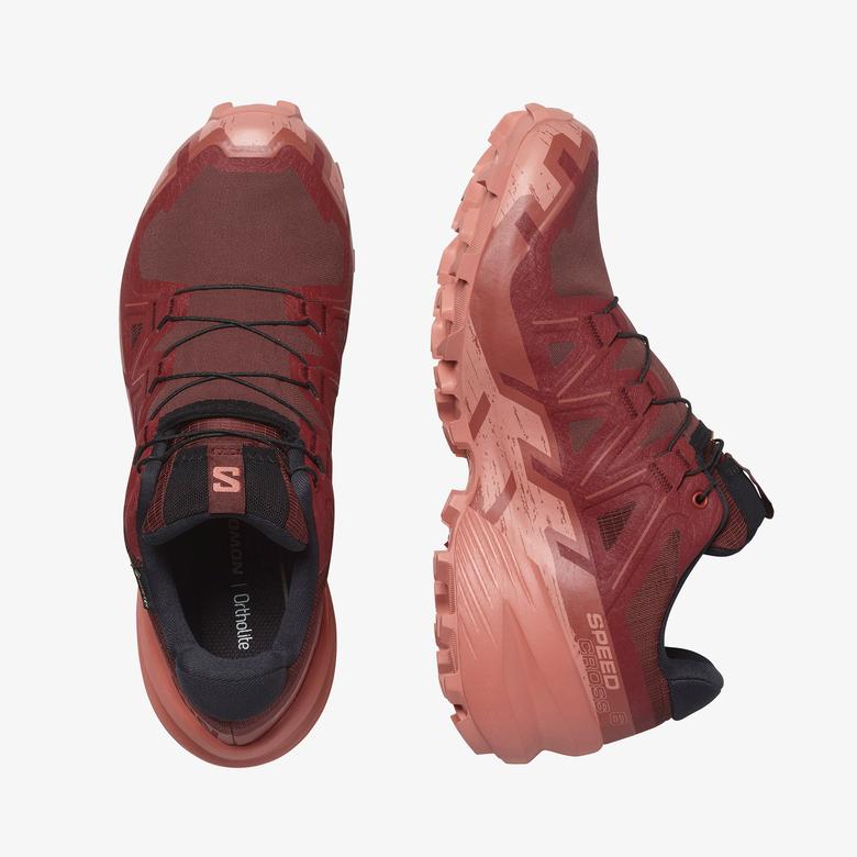 Salomon Speedcross 6 Gore-Tex Kadın Kırmızı Outdoor Ayakkabı