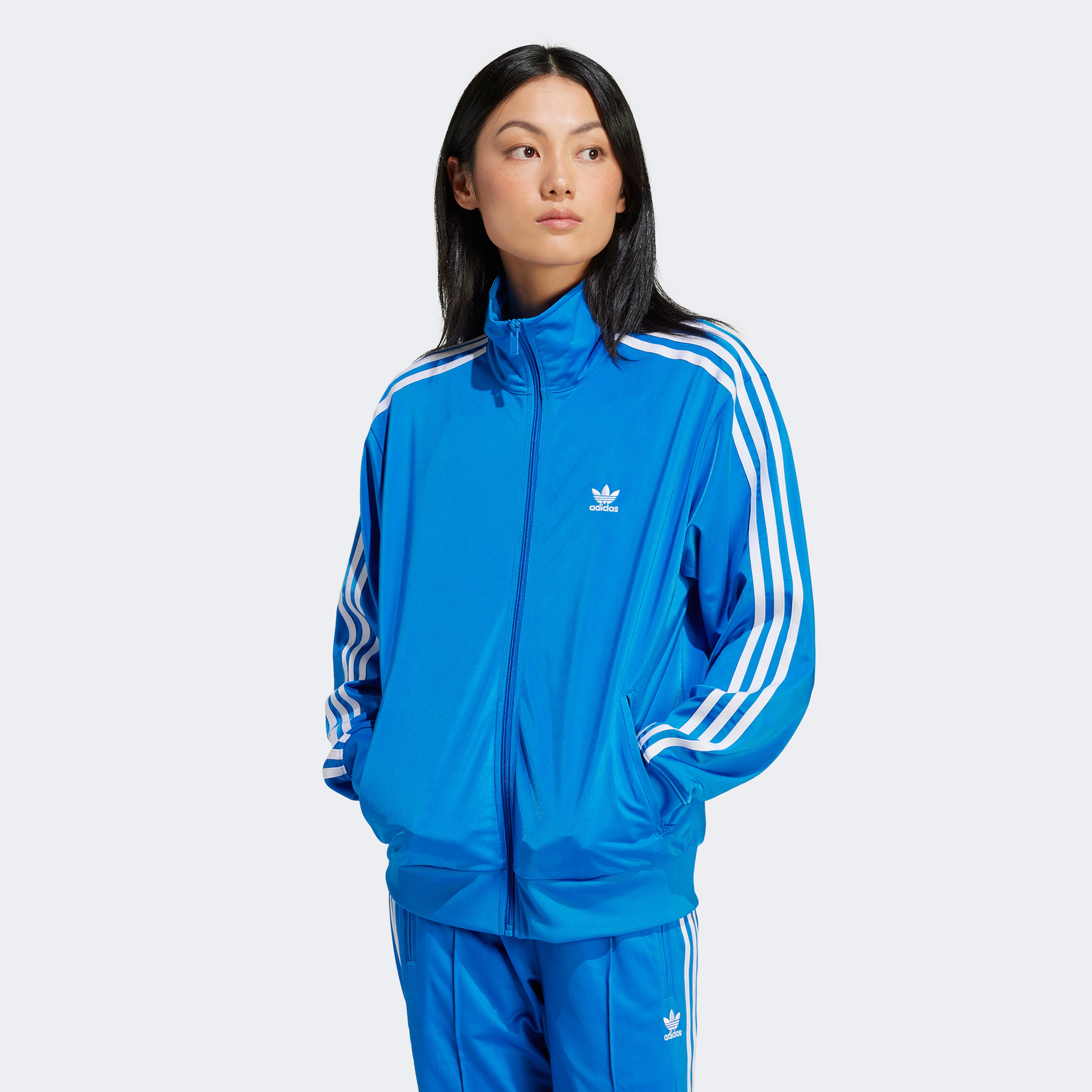adidas Firebird Tt Kadın Mavi Eşofman Üstü