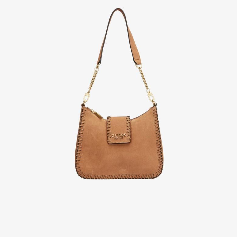 Guess Borsa Satin 02020 Kadın Kahverengi Omuz Çantası