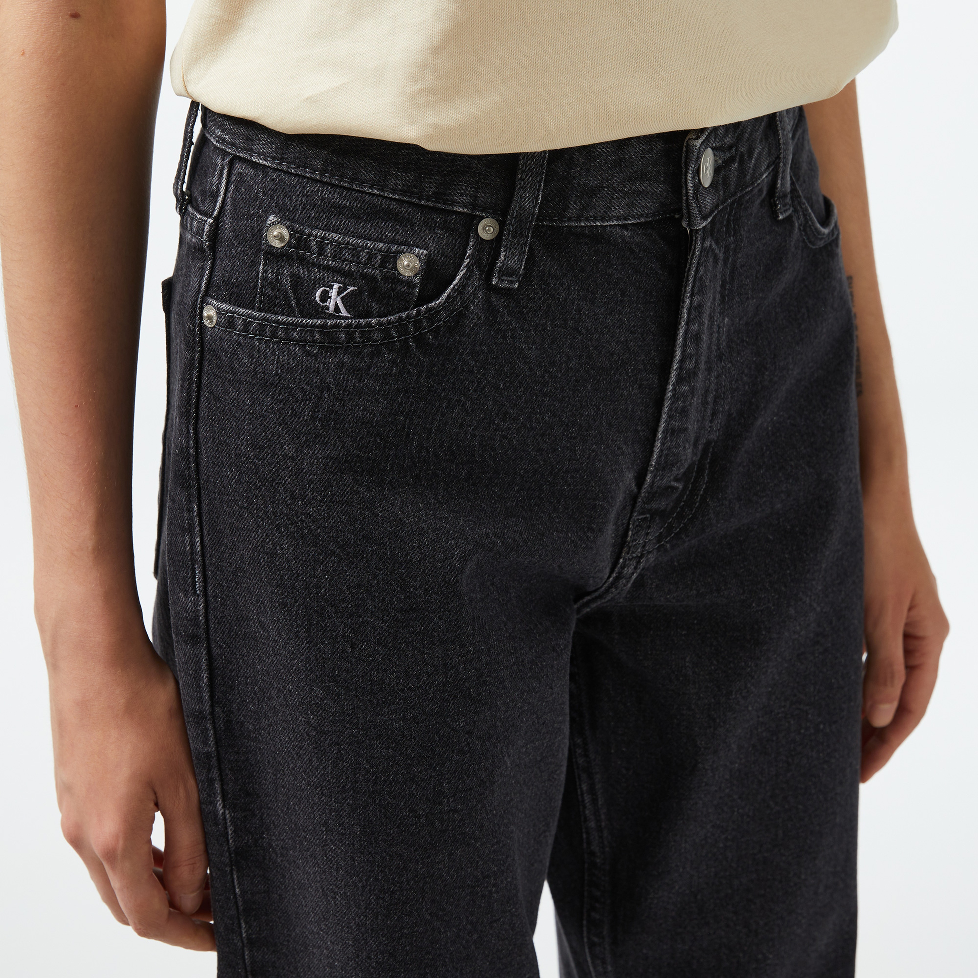 Calvin Klein Jeans Kadın Mavi Pantolon