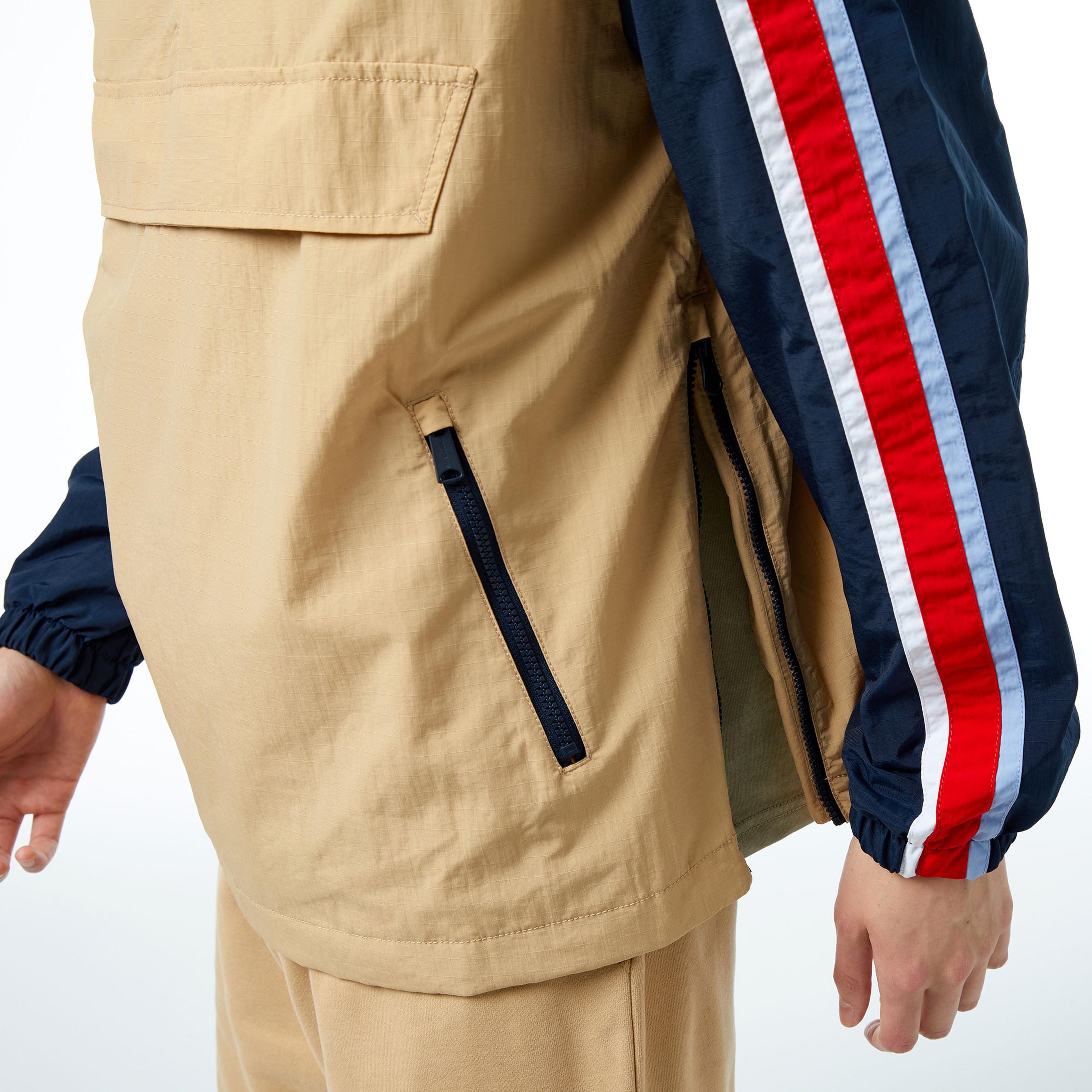 Tommy Jeans Archive Chicago Popover Erkek Bej Ceket