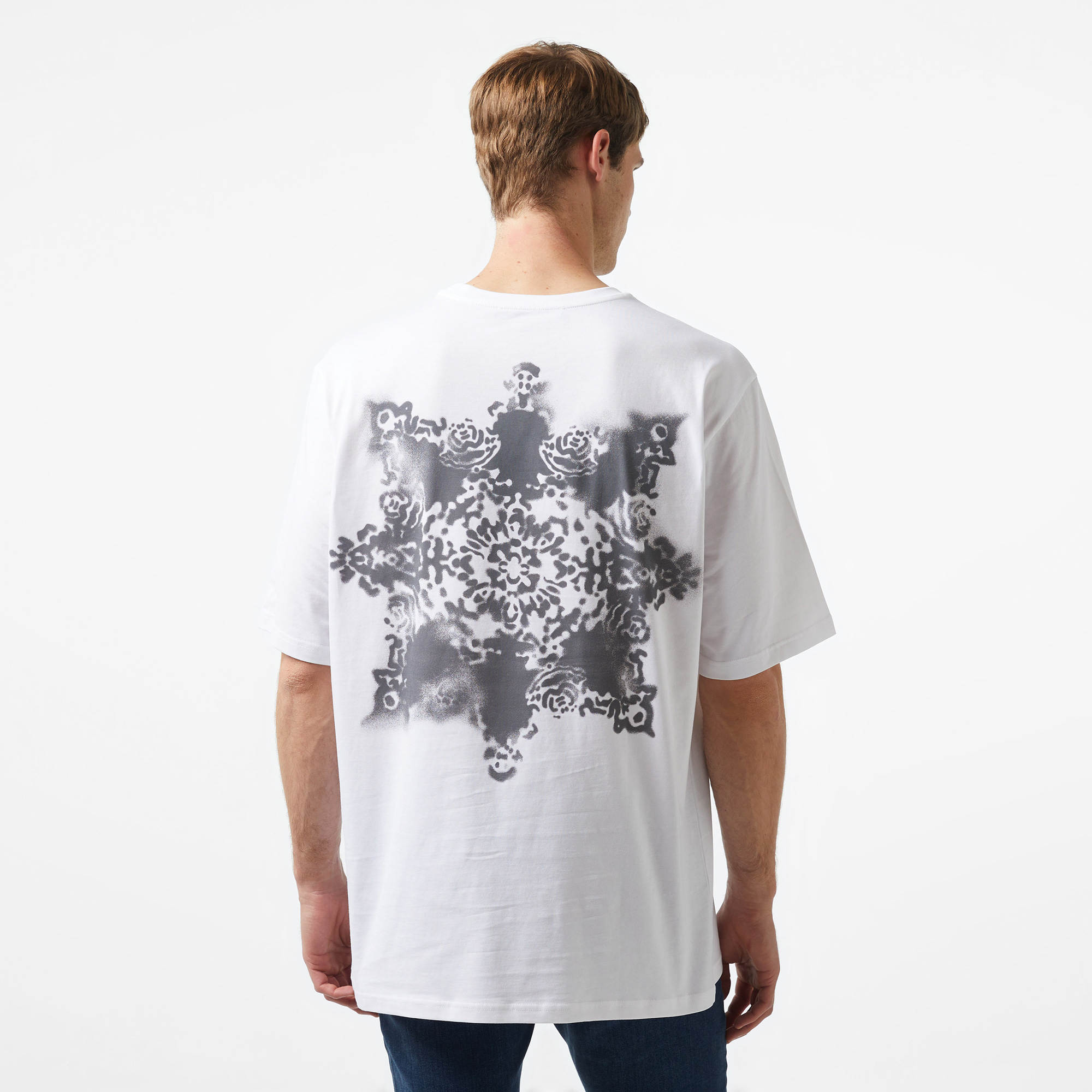 Les Benjamins Overize 053 Erkek Beyaz T-Shirt