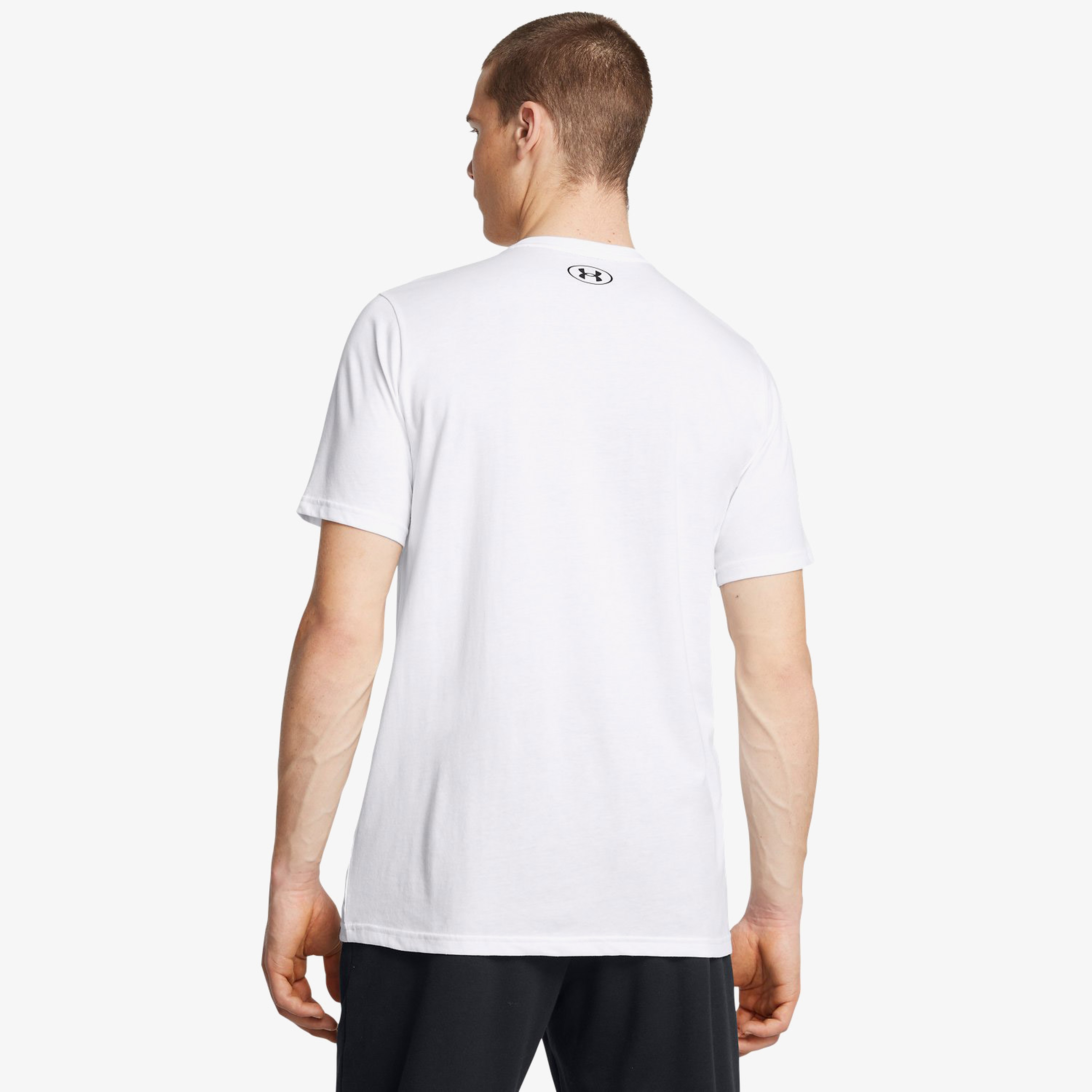 Under Armour Project Rock Payoff Graphic Erkek Beyaz T-Shirt