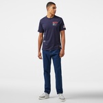 Alpha Industries Nasa Worm Logo Unisex Mavi T-Shirt