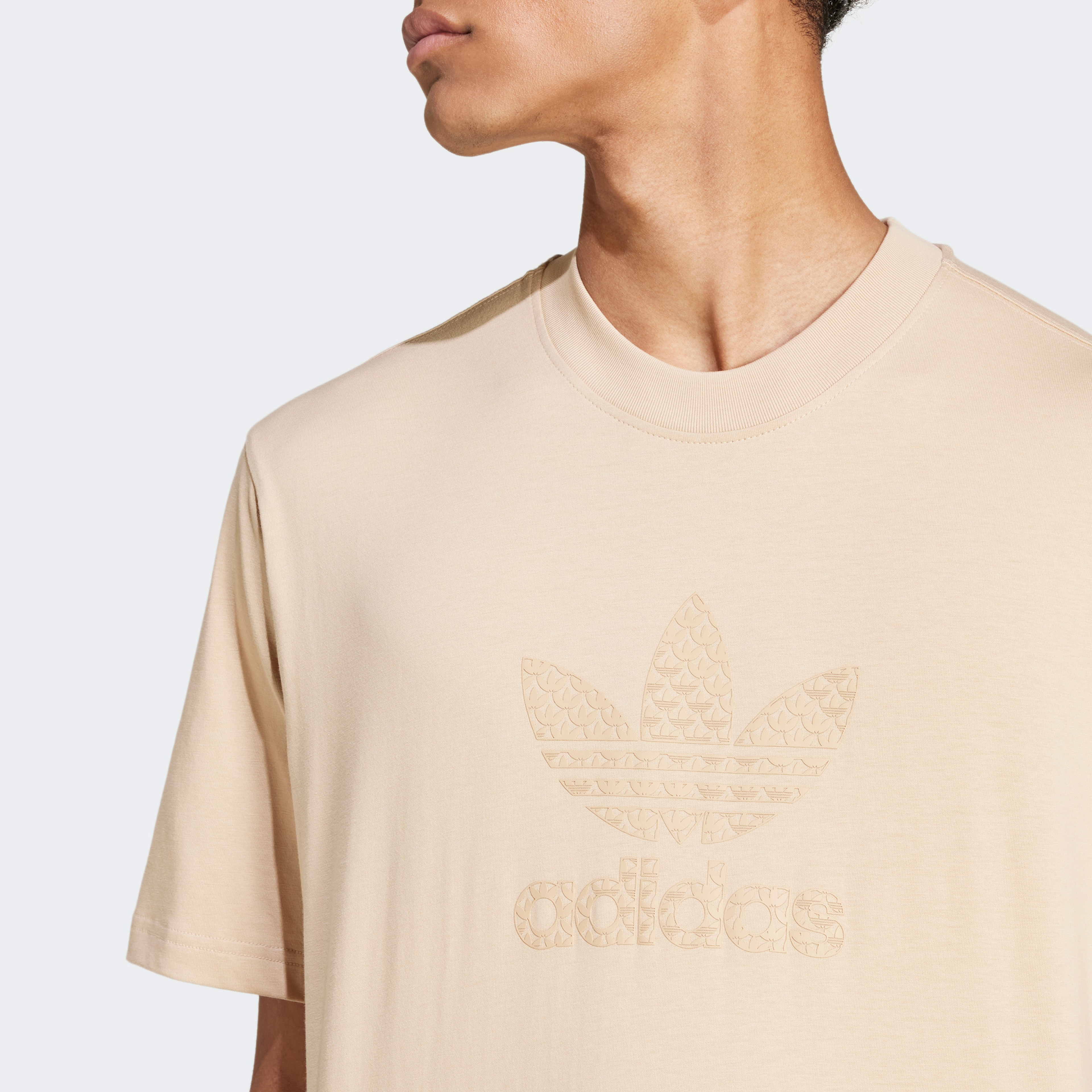 adidas Mono Erkek Bej T-Shirt