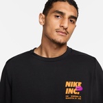 Nike Dri-Fit Crew Fleece Erkek Siyah Uzun Kollu T-Shirt