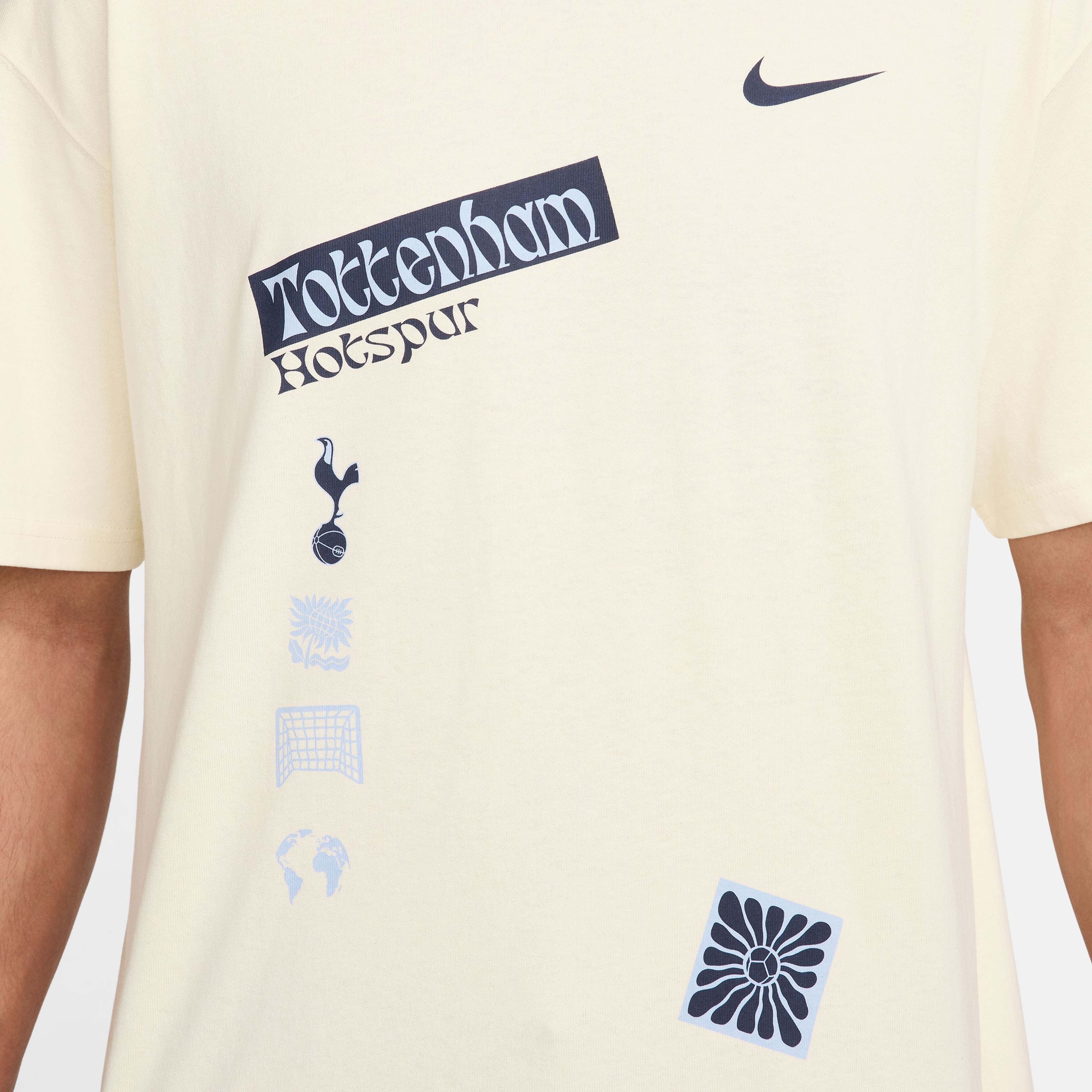 Nike Tottenham Hotspur Erkek Krem Rengi T-Shirt
