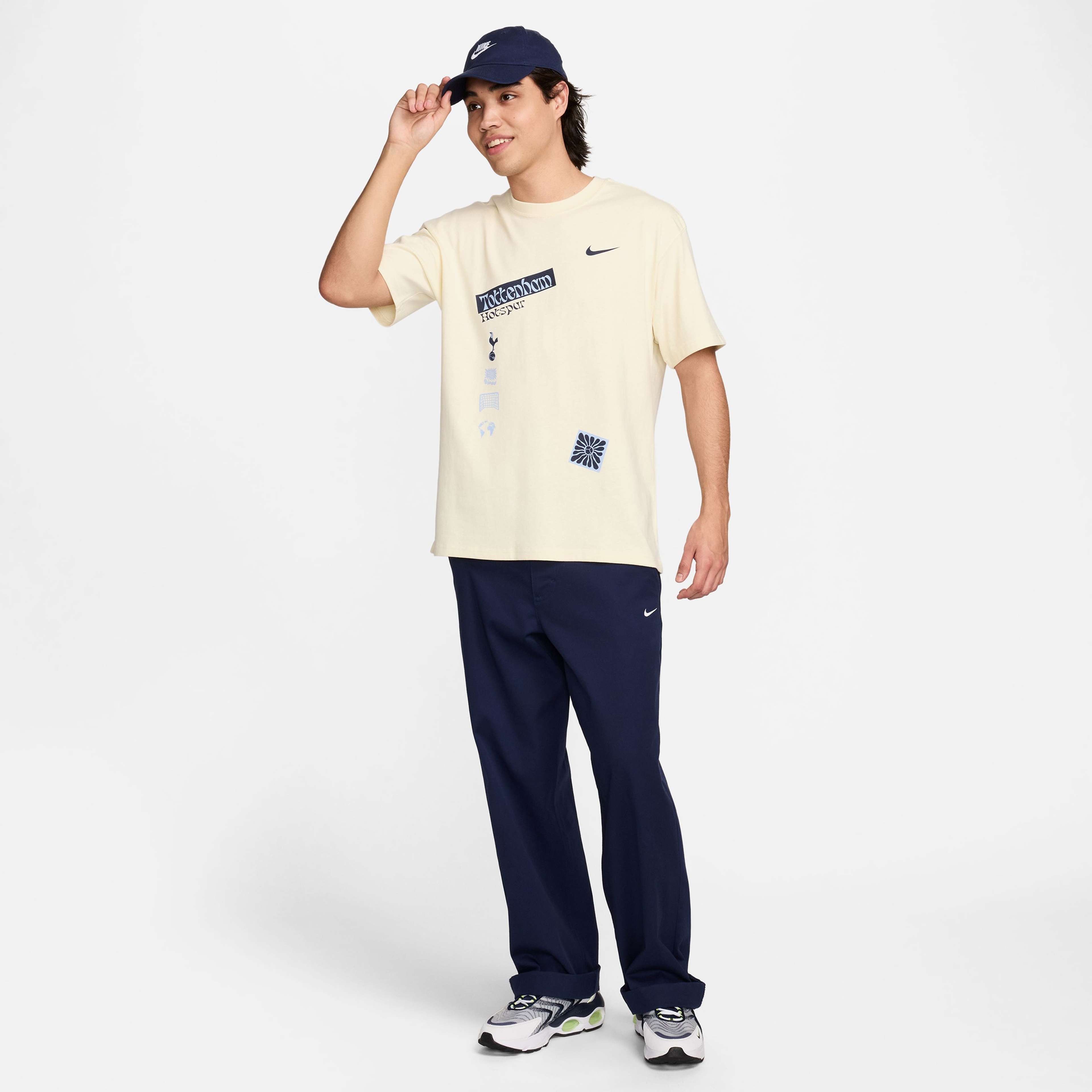 Nike Tottenham Hotspur Erkek Krem Rengi T-Shirt