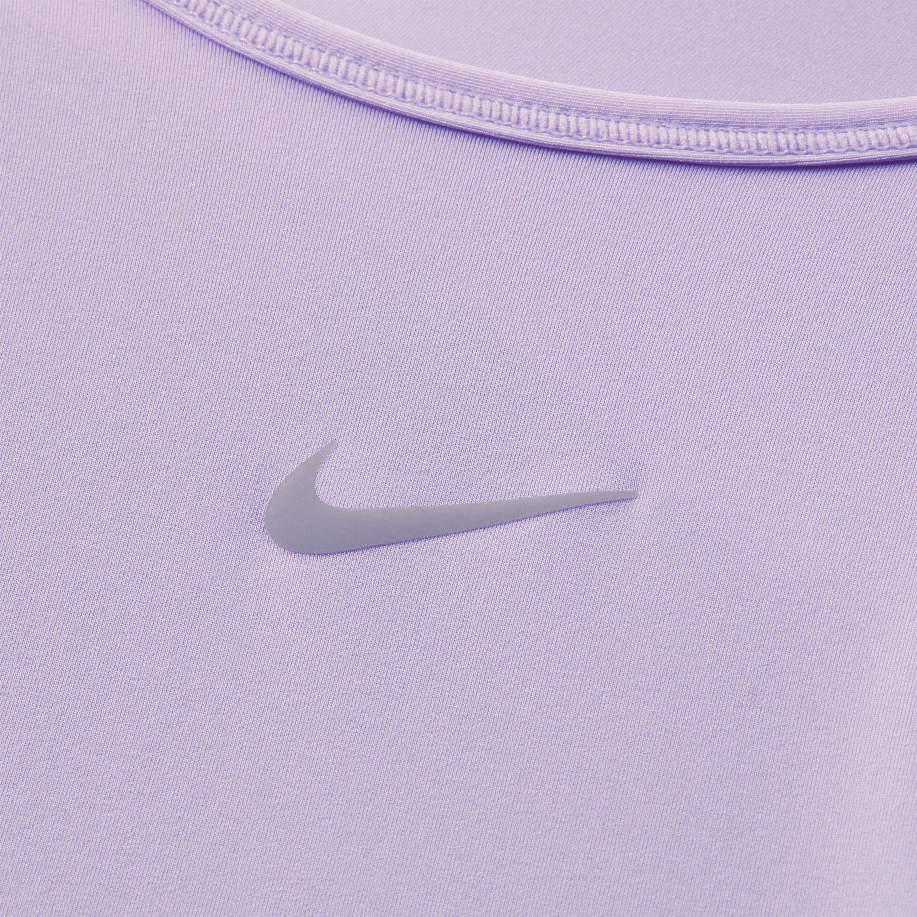 Nike One Classic Kadın Mor Kısa Kollu T-Shirt