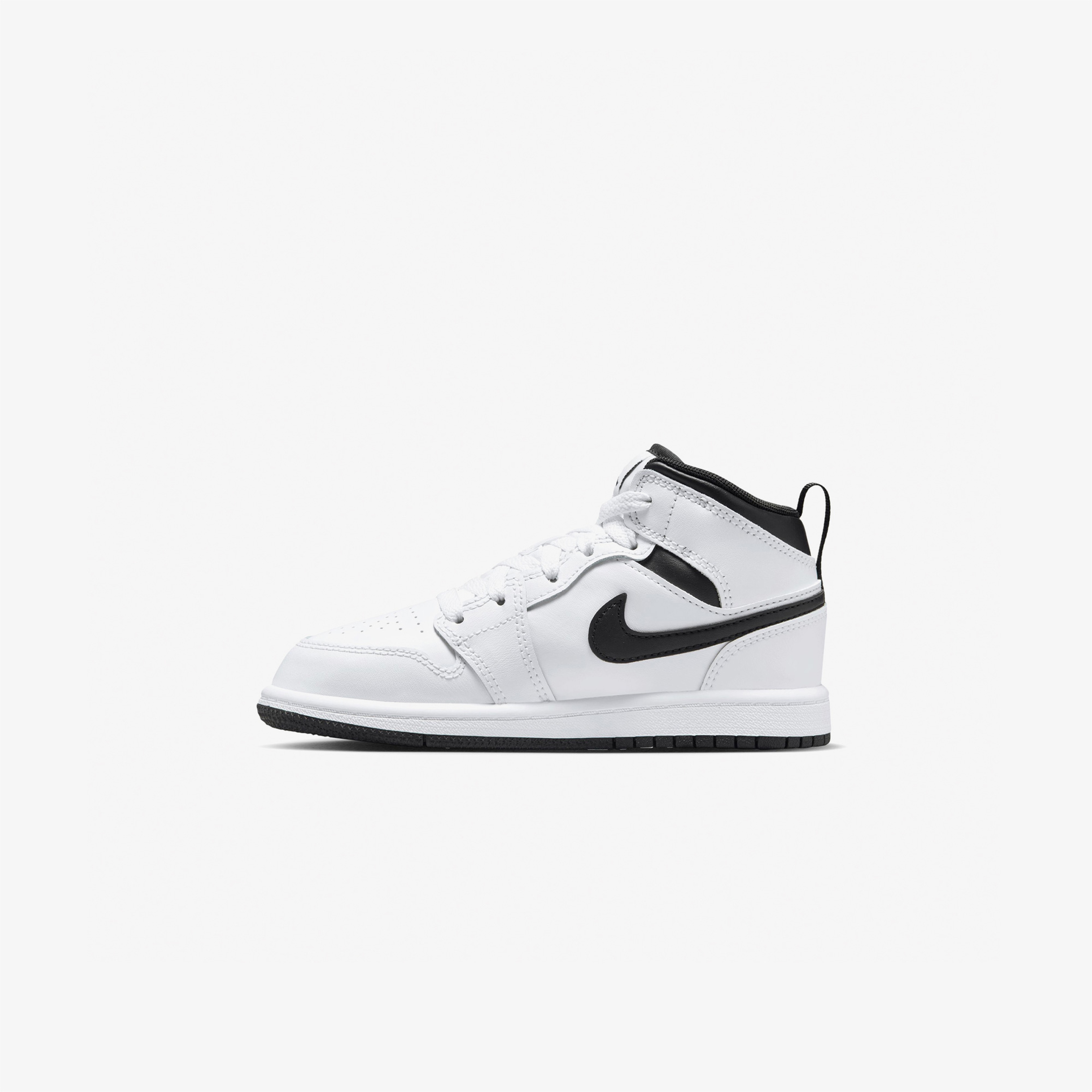 Jordan 1 Mid Çocuk Beyaz Spor Ayakkabı