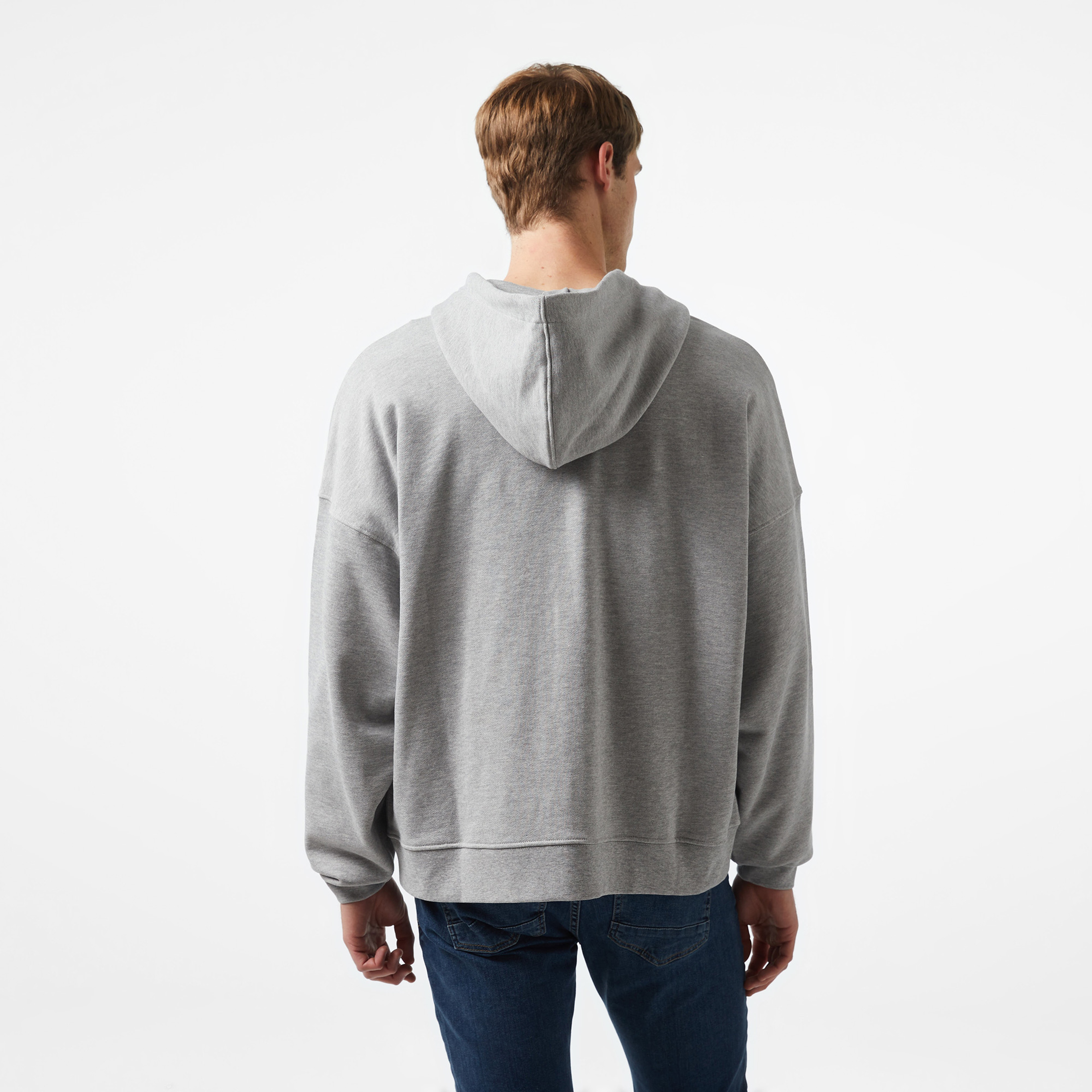 Les Benjamins 404 Erkek Gri Sweatshirt