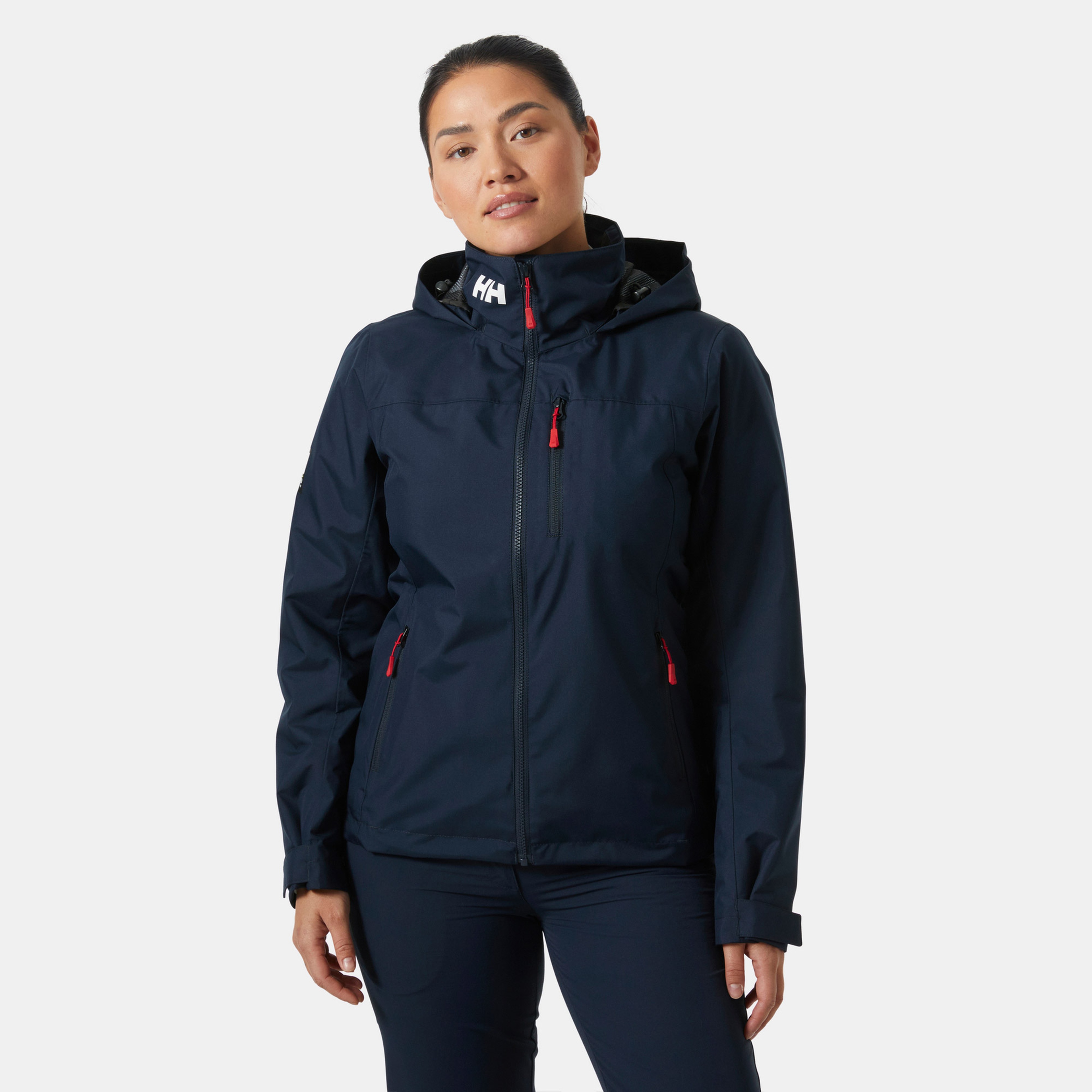 Helly Hansen Crew Hooded Midl 2.0 Kadın Lacivert Mont