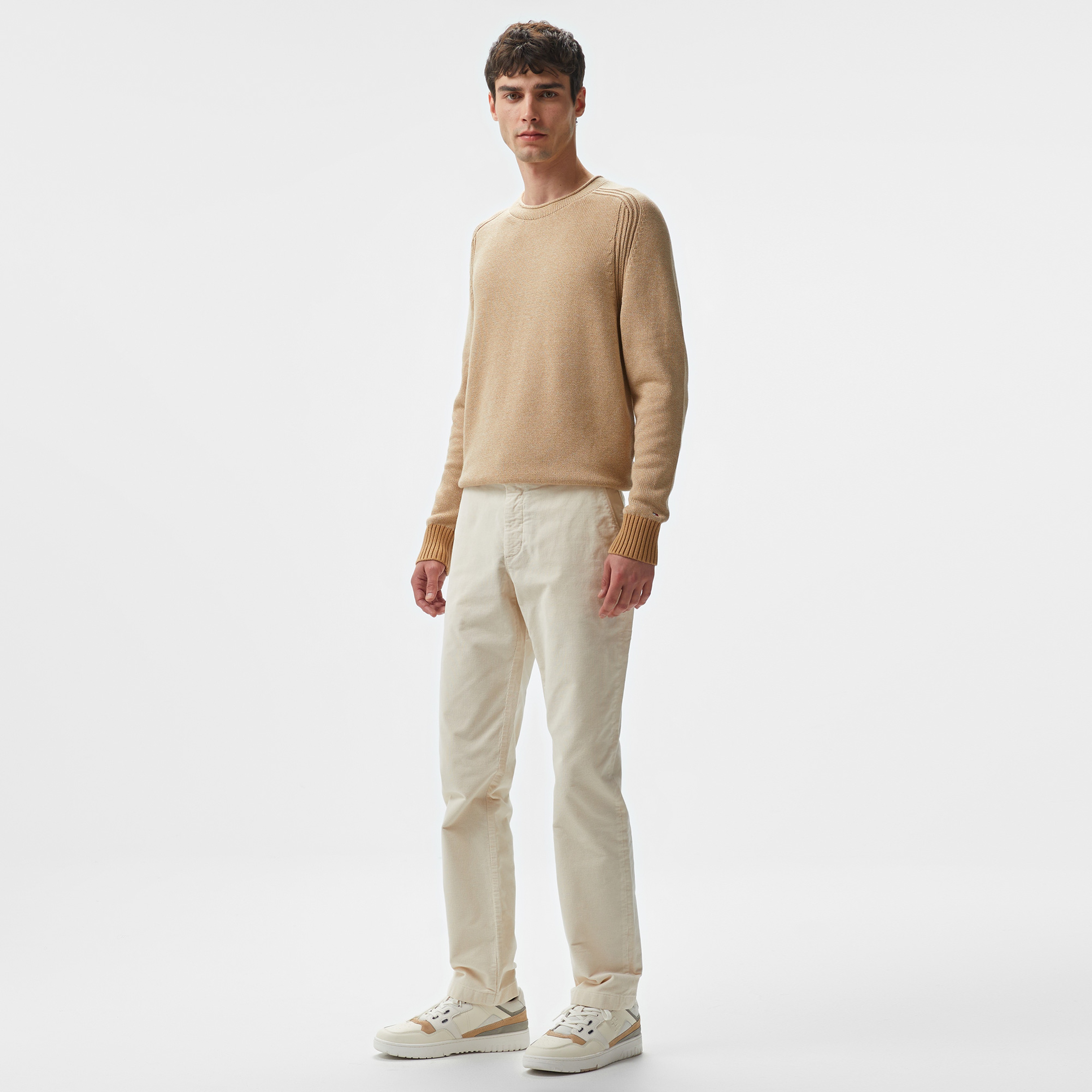 Tommy Hilfiger Denton Corduroy Gmd Erkek Bej Chino Pantolon