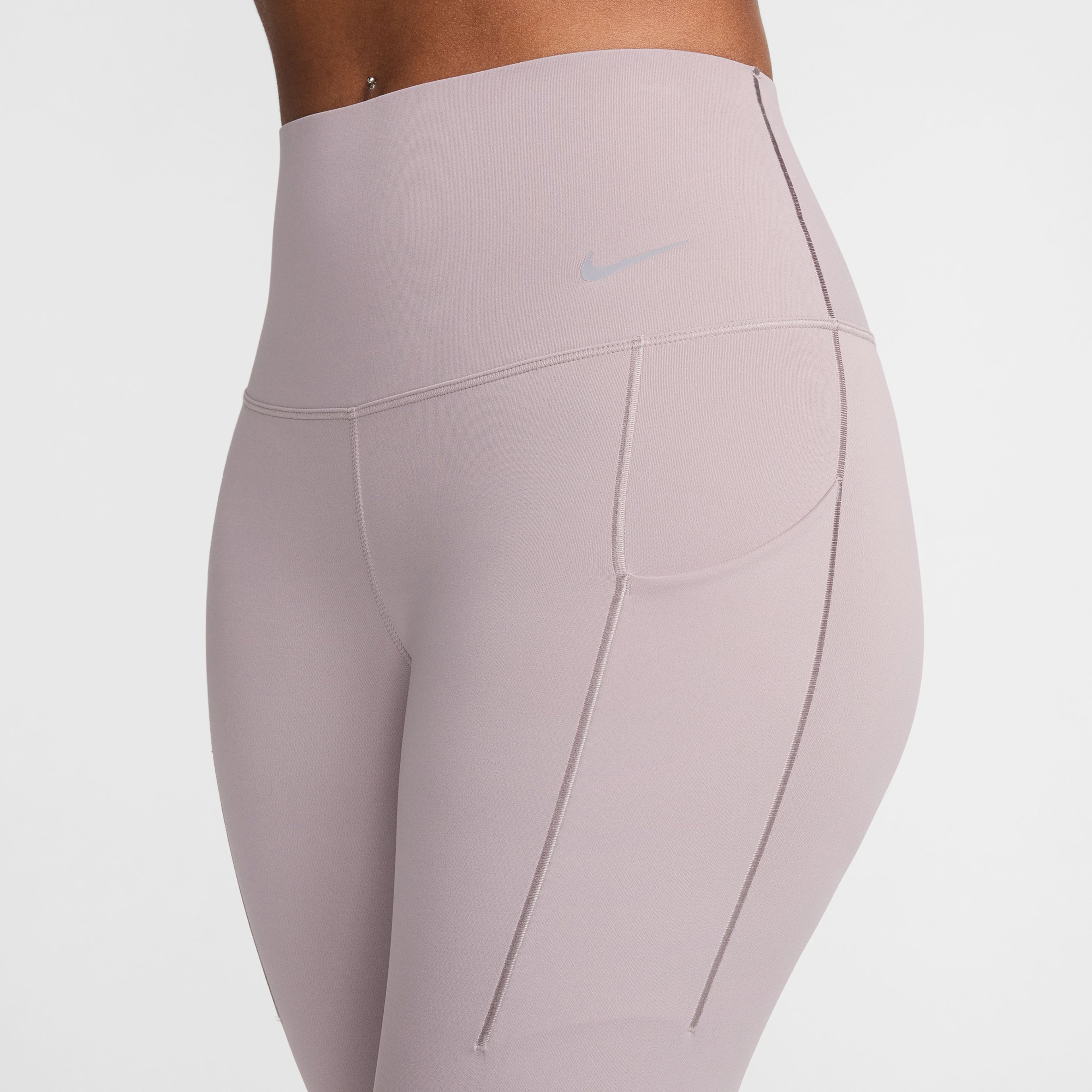 Nike Dri-Fit Universa Kadın Kahverengi Tayt