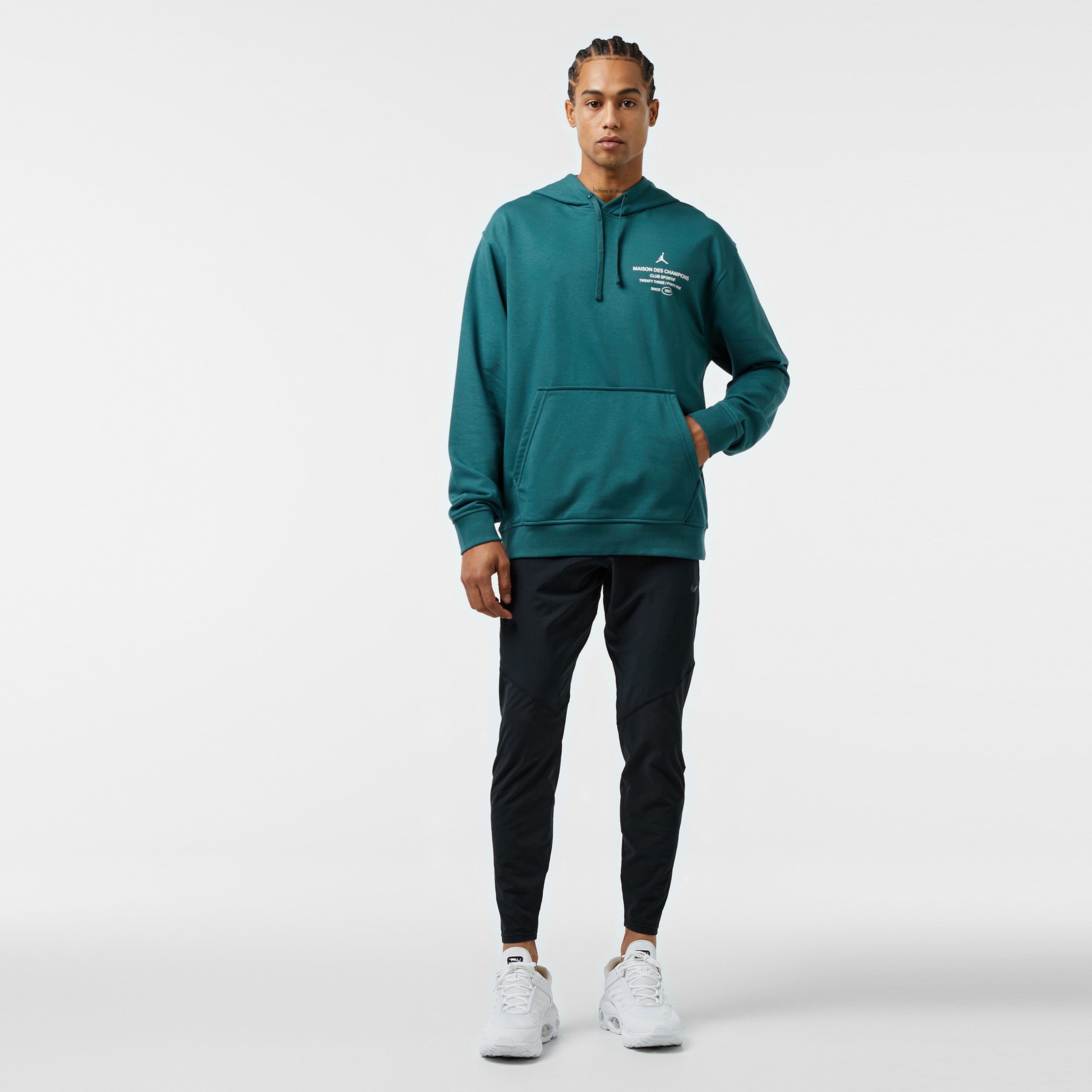 Jordan Sport Crossover Fleece Erkek Yeşil Sweatshirt