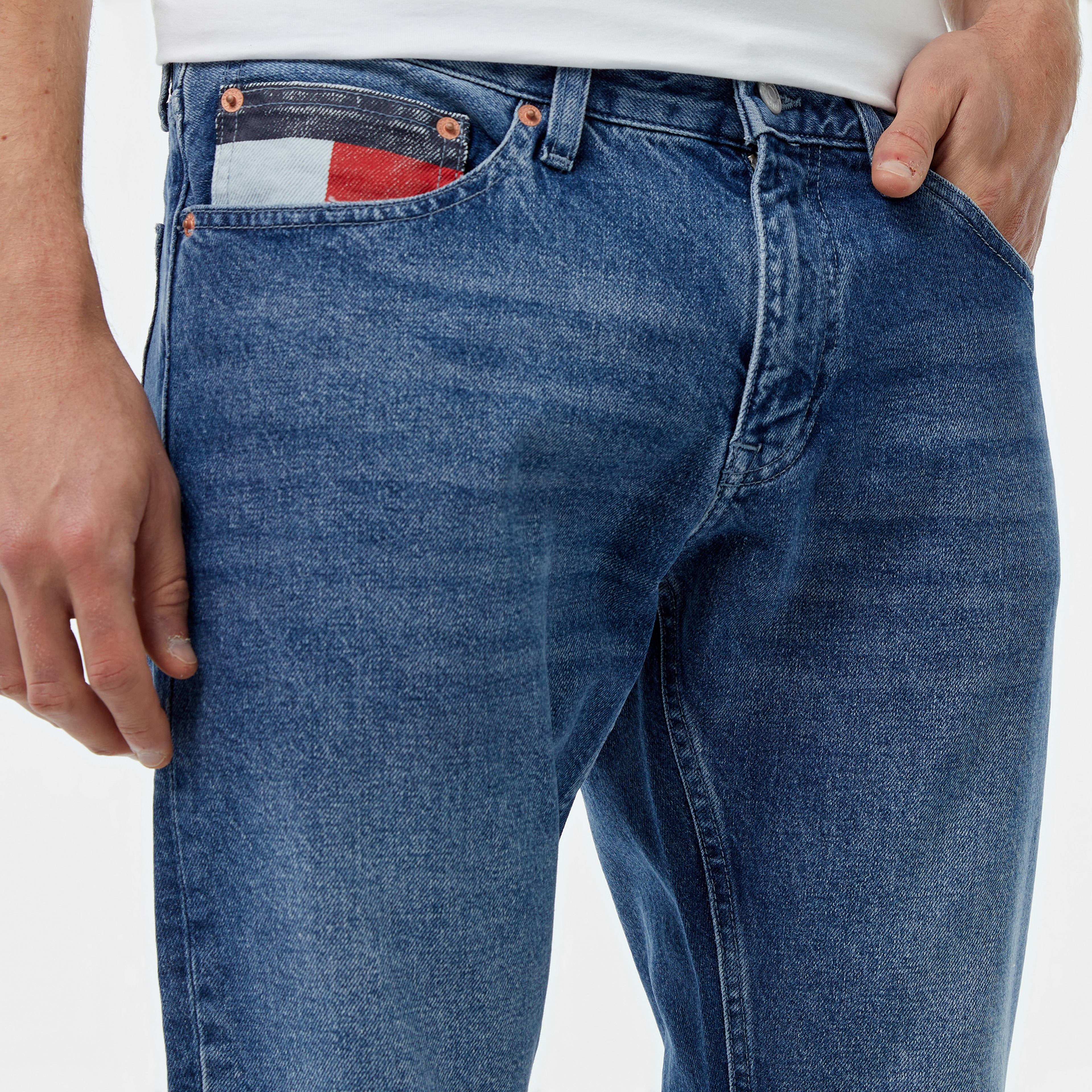 Tommy Hilfiger Jeans Scanton Slim Erkek Mavi Jean