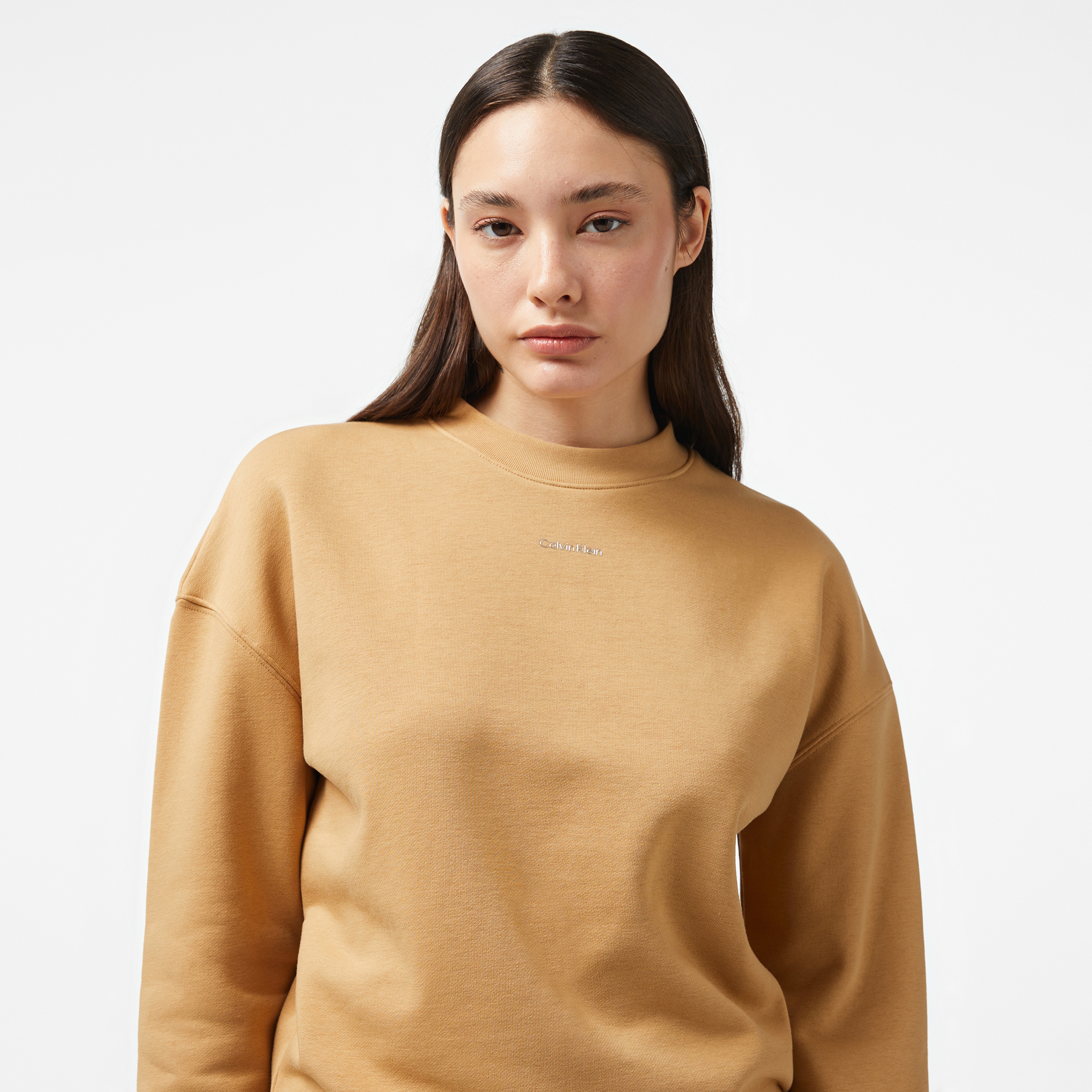 Calvin Klein Kadın Kahverengi Sweatshirt