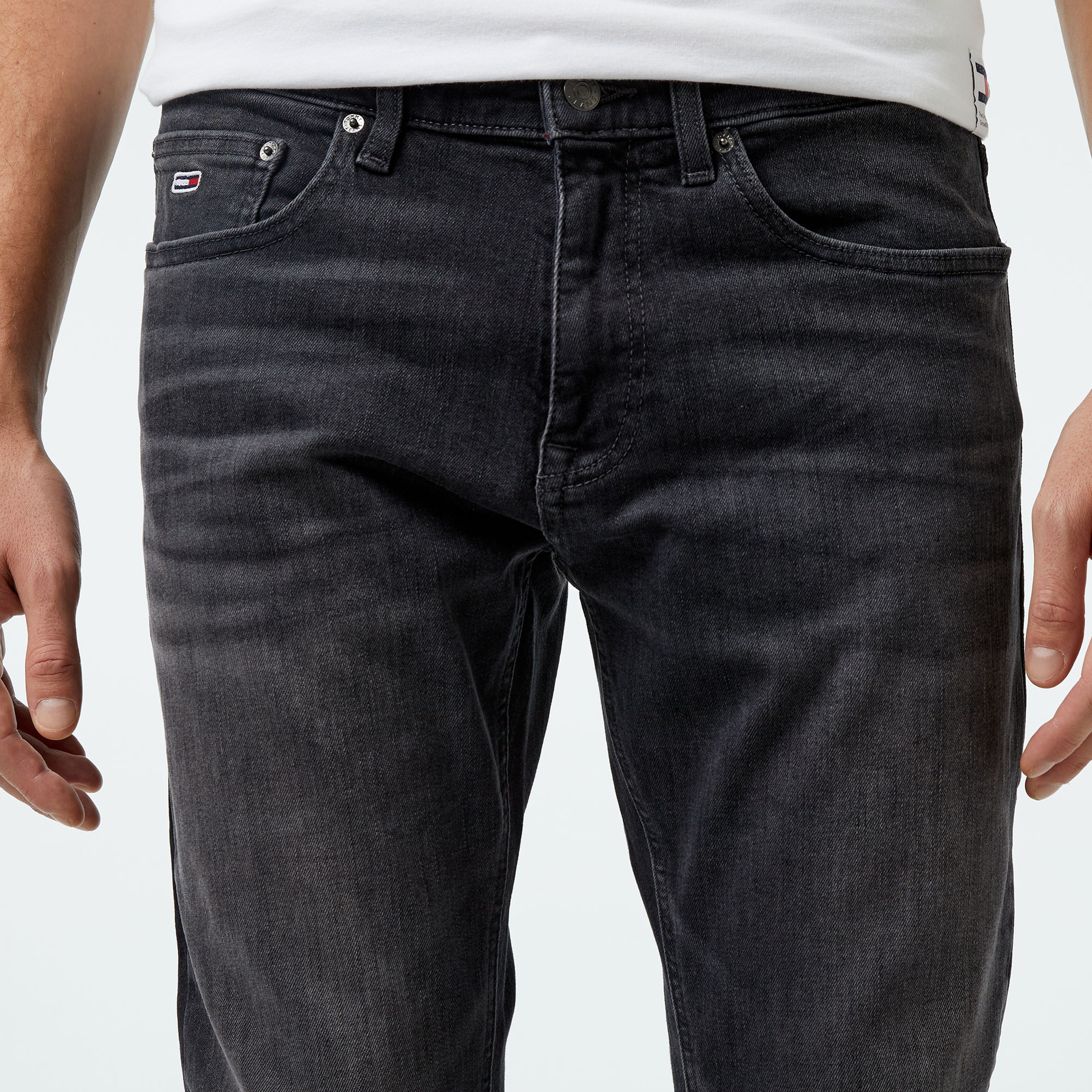 Tommy Hilfiger Jeans Scanton Slim Erkek Siyah Jean