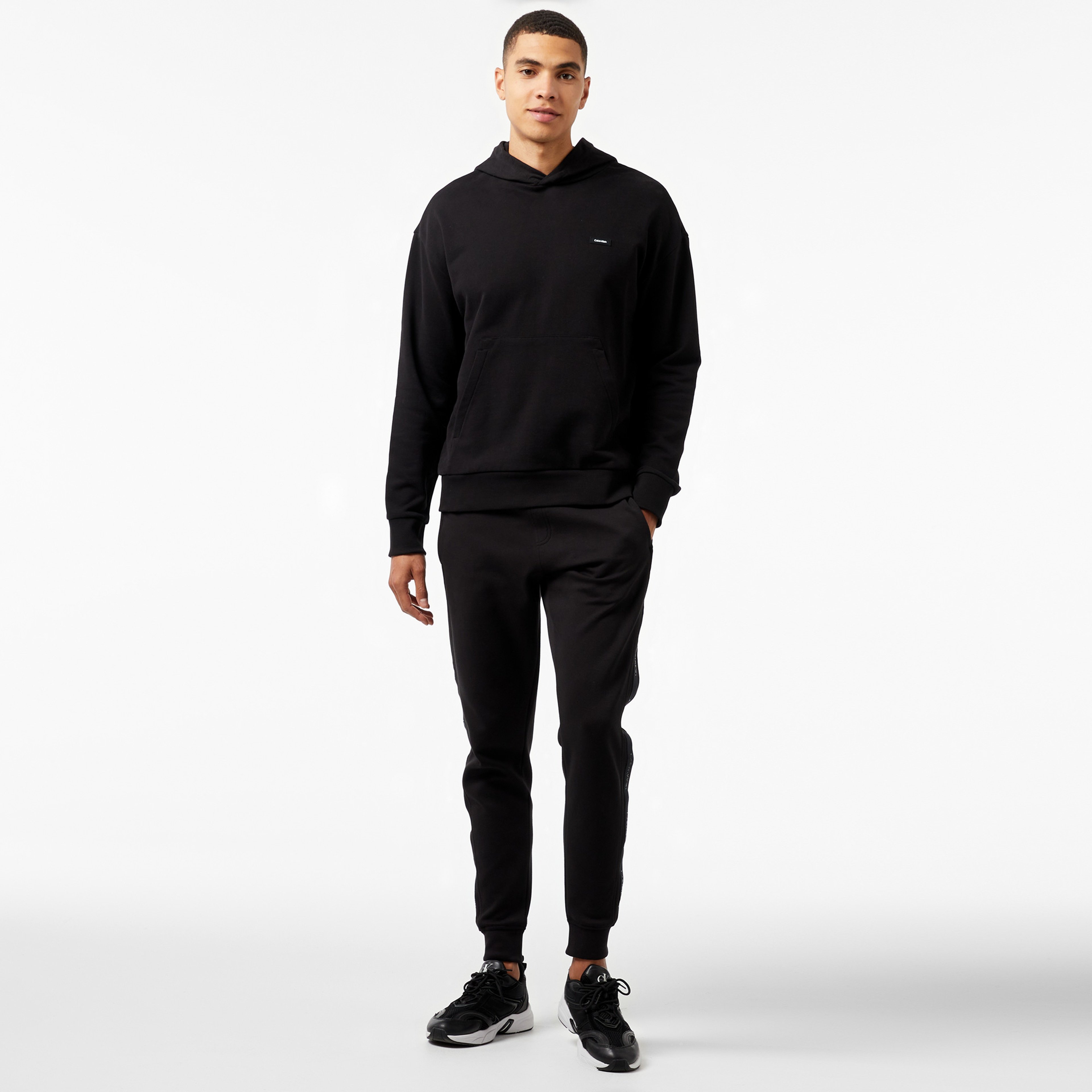 Calvin Klein Cotton Comfort Erkek Siyah Hoodie