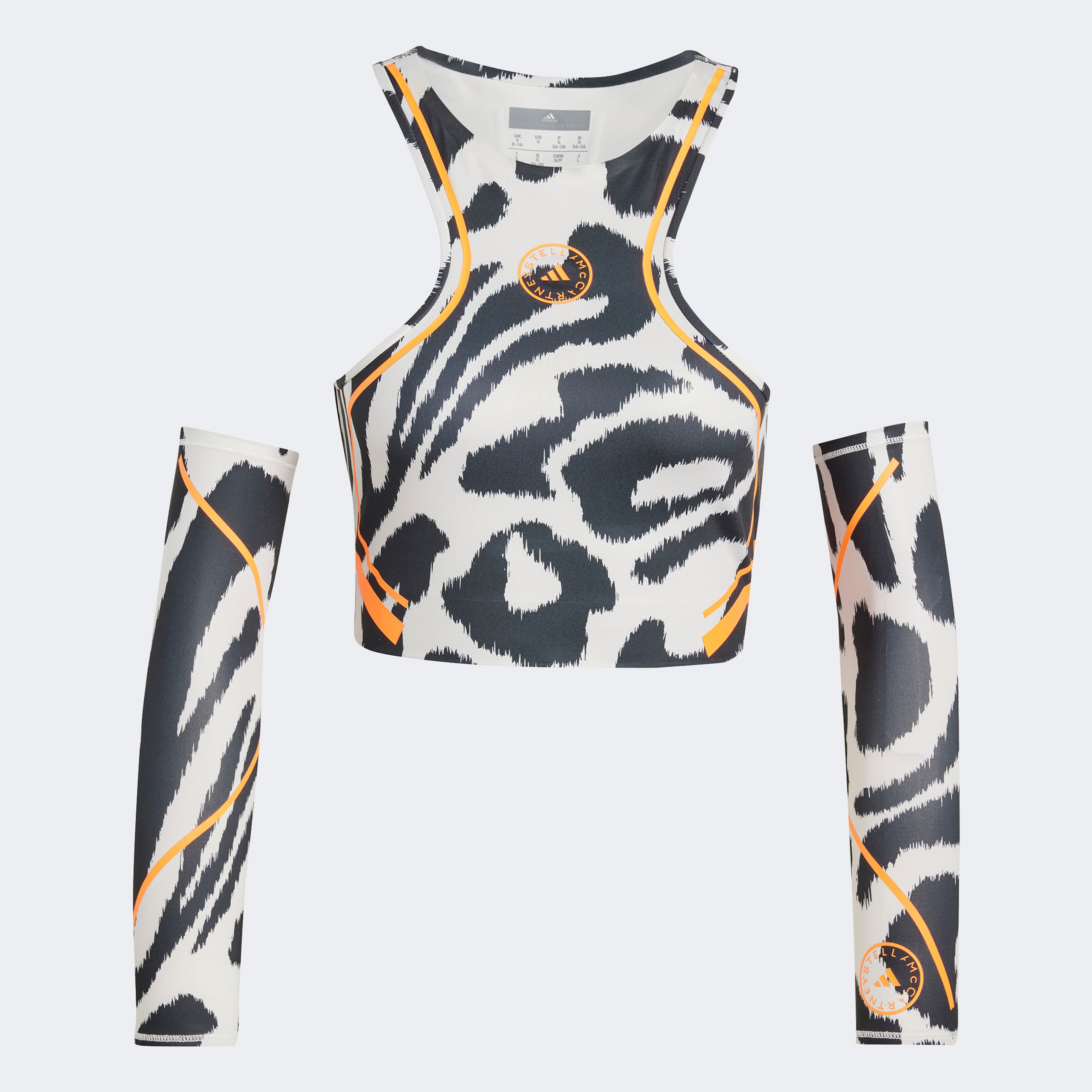 adidas x by Stella McCartney Asmc Tpa Cr P Kadın Beyaz Crop